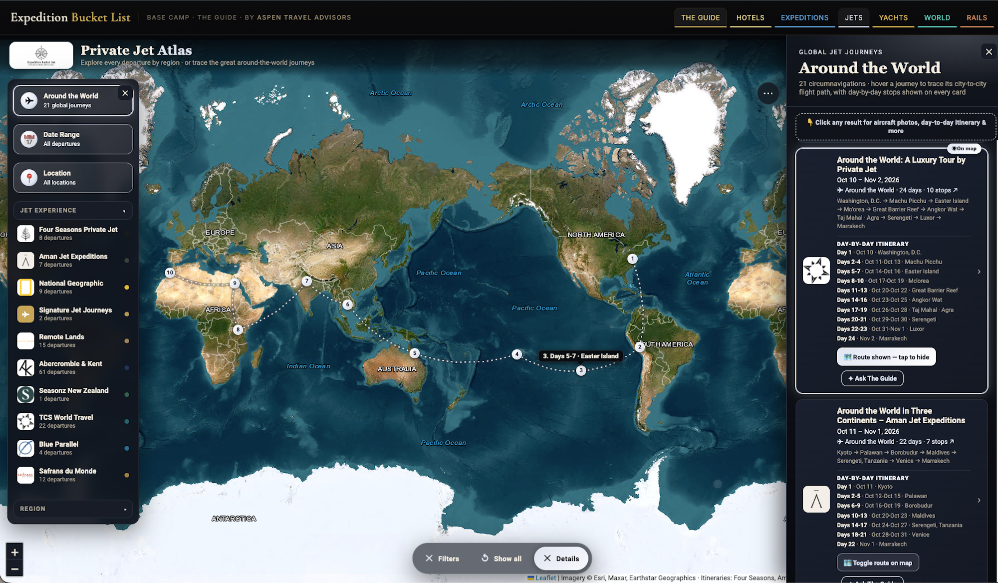 Private Jet Expedition Atlas