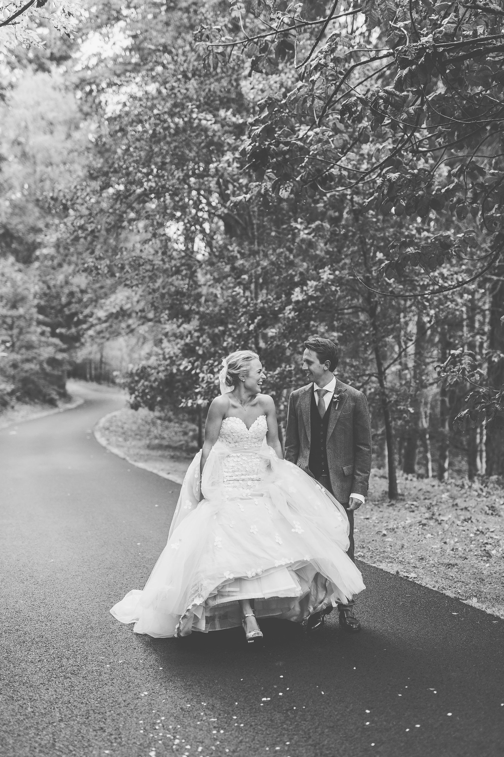 Alex and I on our wedding day - 22nd October 2016. Image by Emma Lawson Photography. 