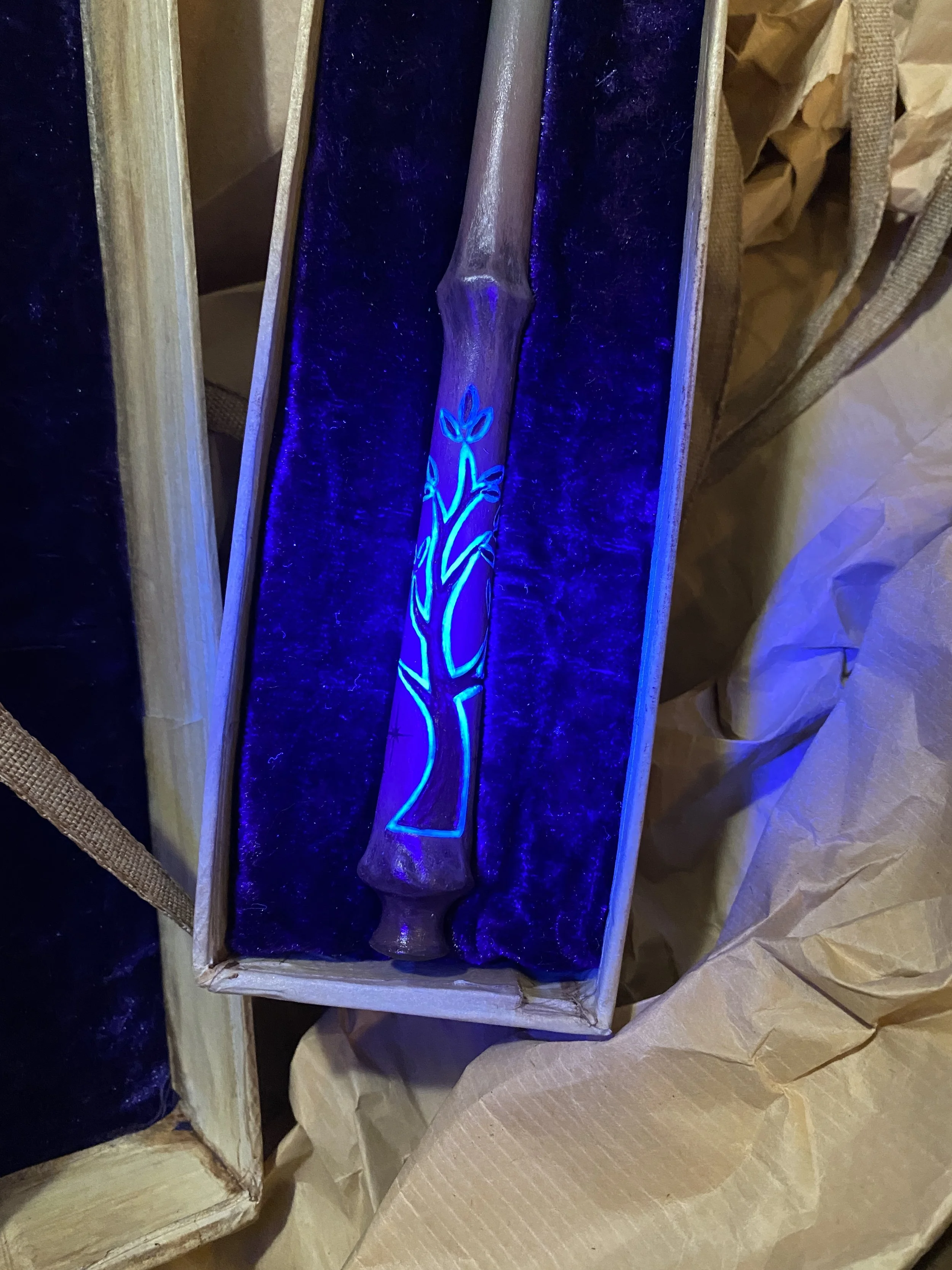 Custom Black Light sensitive Wand