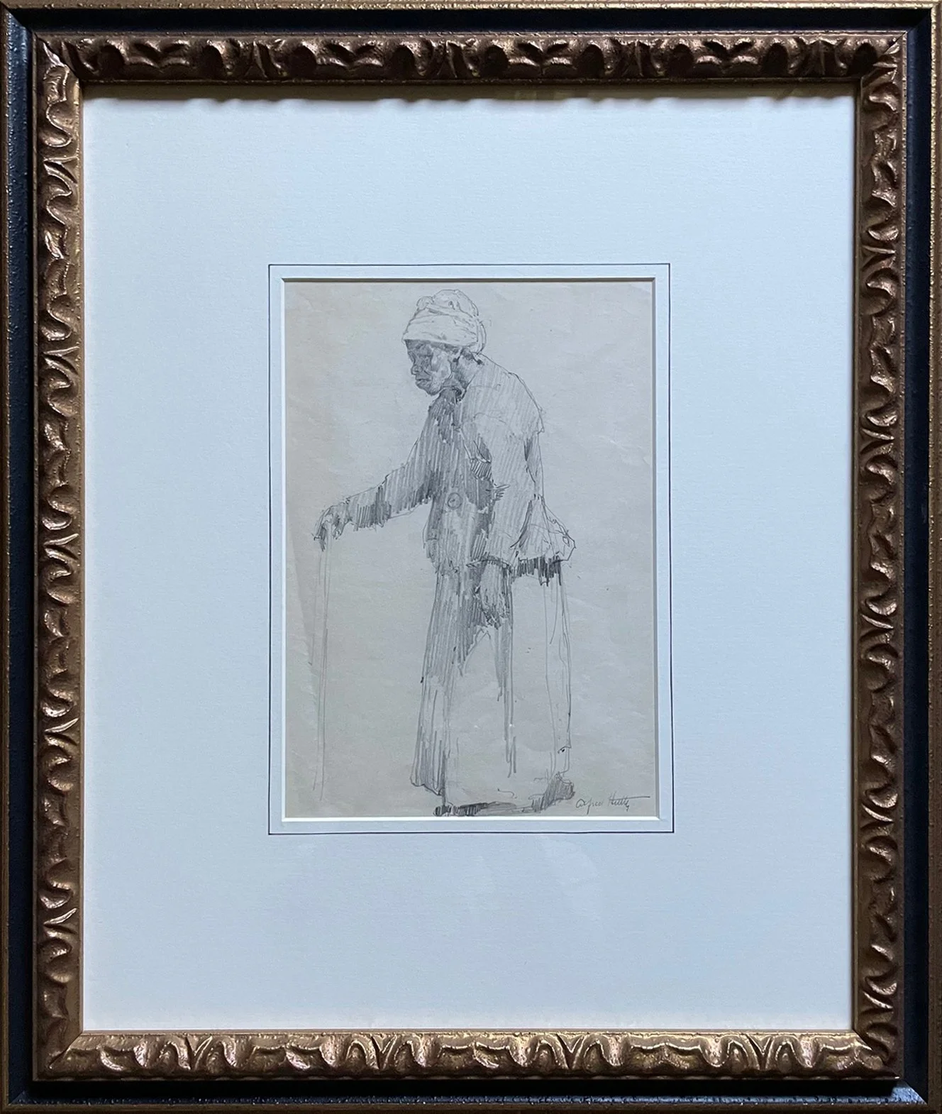 Charleston Lady with a Cane