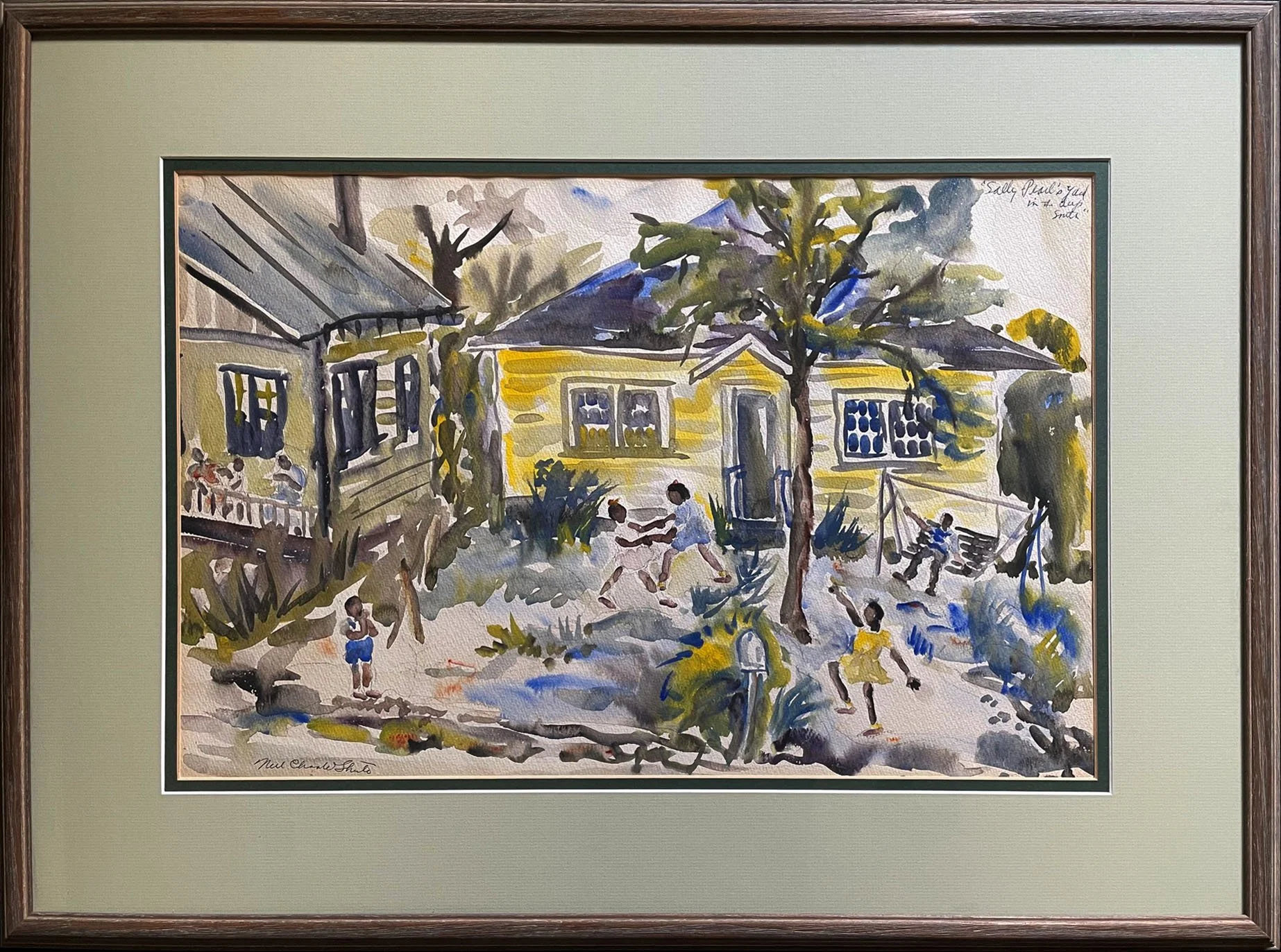 "Sally Pearl's Yard in the Deep South"