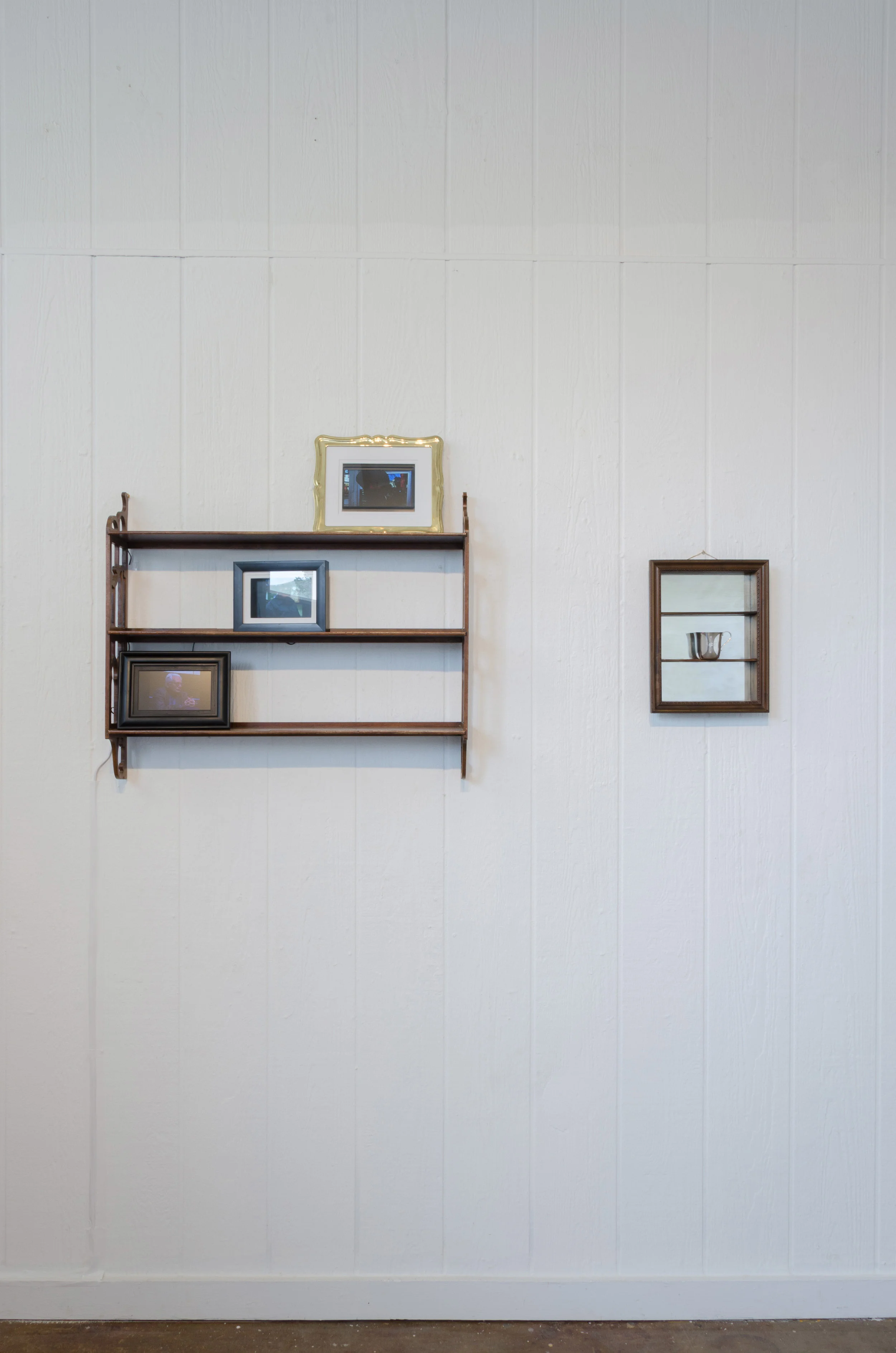 Installation View from origins at Toby’s Gallery (from left to right) g-ma, legacy, Point Reyes Station 2019
