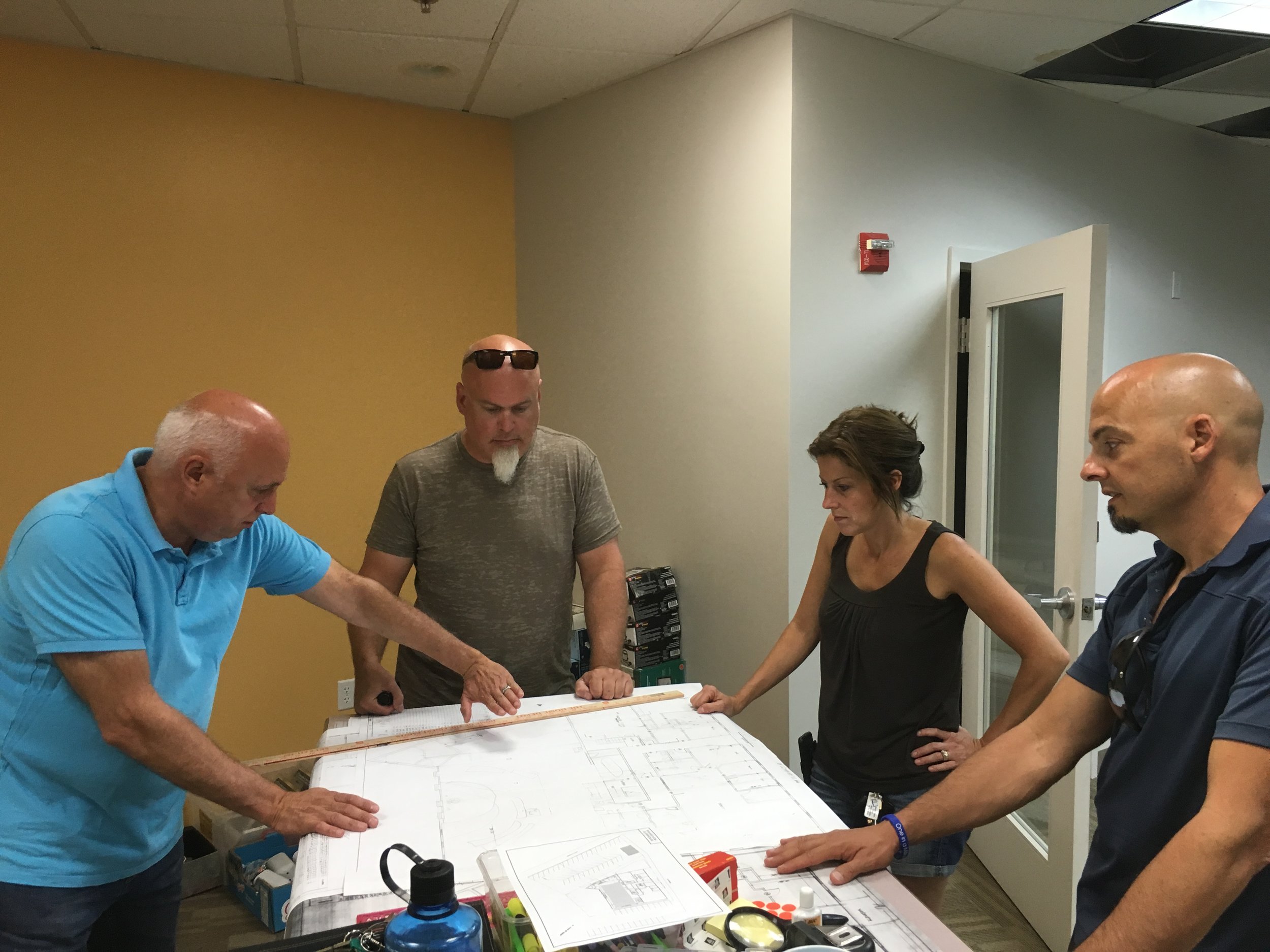 We then brought in more experts and people with experience to help guide us.