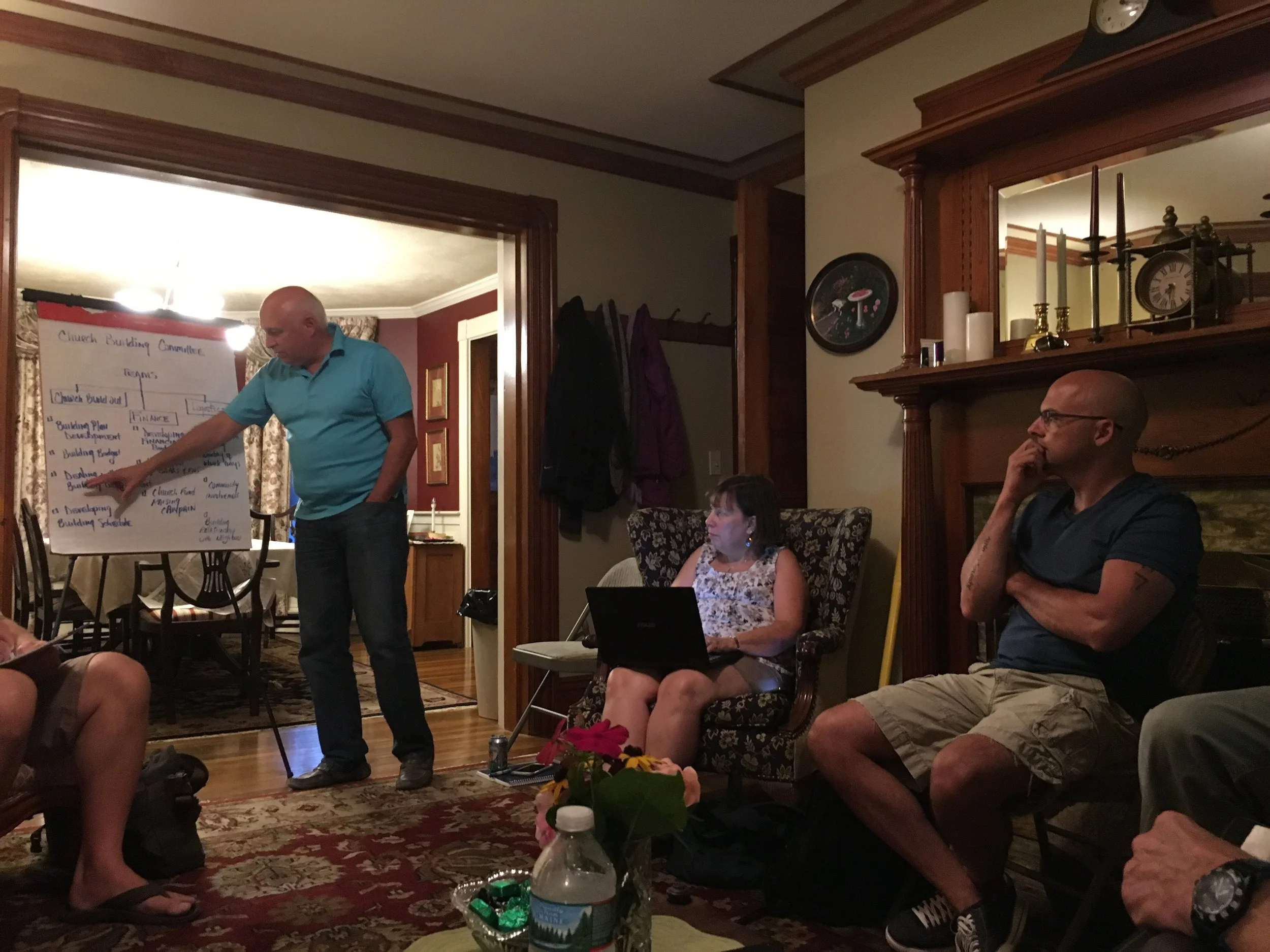 A team gathers: We needed a wise and knowledgeable plan and experienced people to walk out the process in the best way possible. We met to discuss timelines for each process that needs to be taking place. There are a ton of logistics with the building itself but also questions about how do we best roll it out to our community and help fund it. Click here to help fund it!