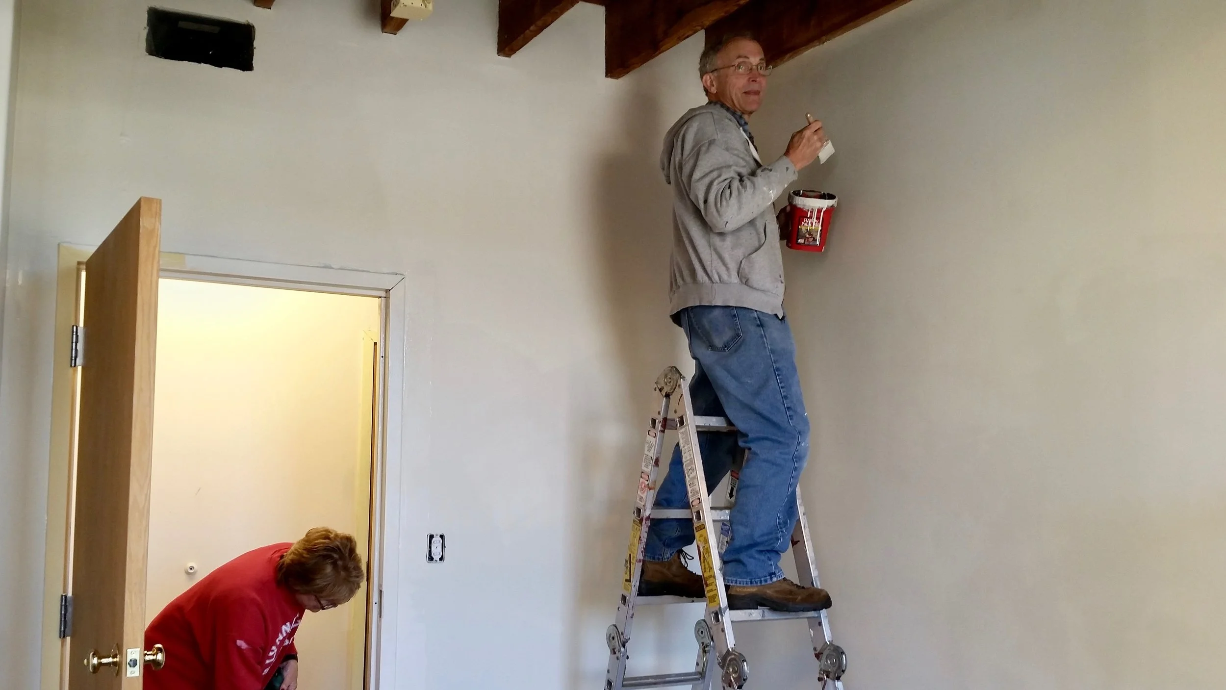 There are long checklists and a million things to get done before we move in but the work is beginning. Reminds me of Zachariah- "Do not despise these small beginnings, for the Lord rejoices to see the work begin."
