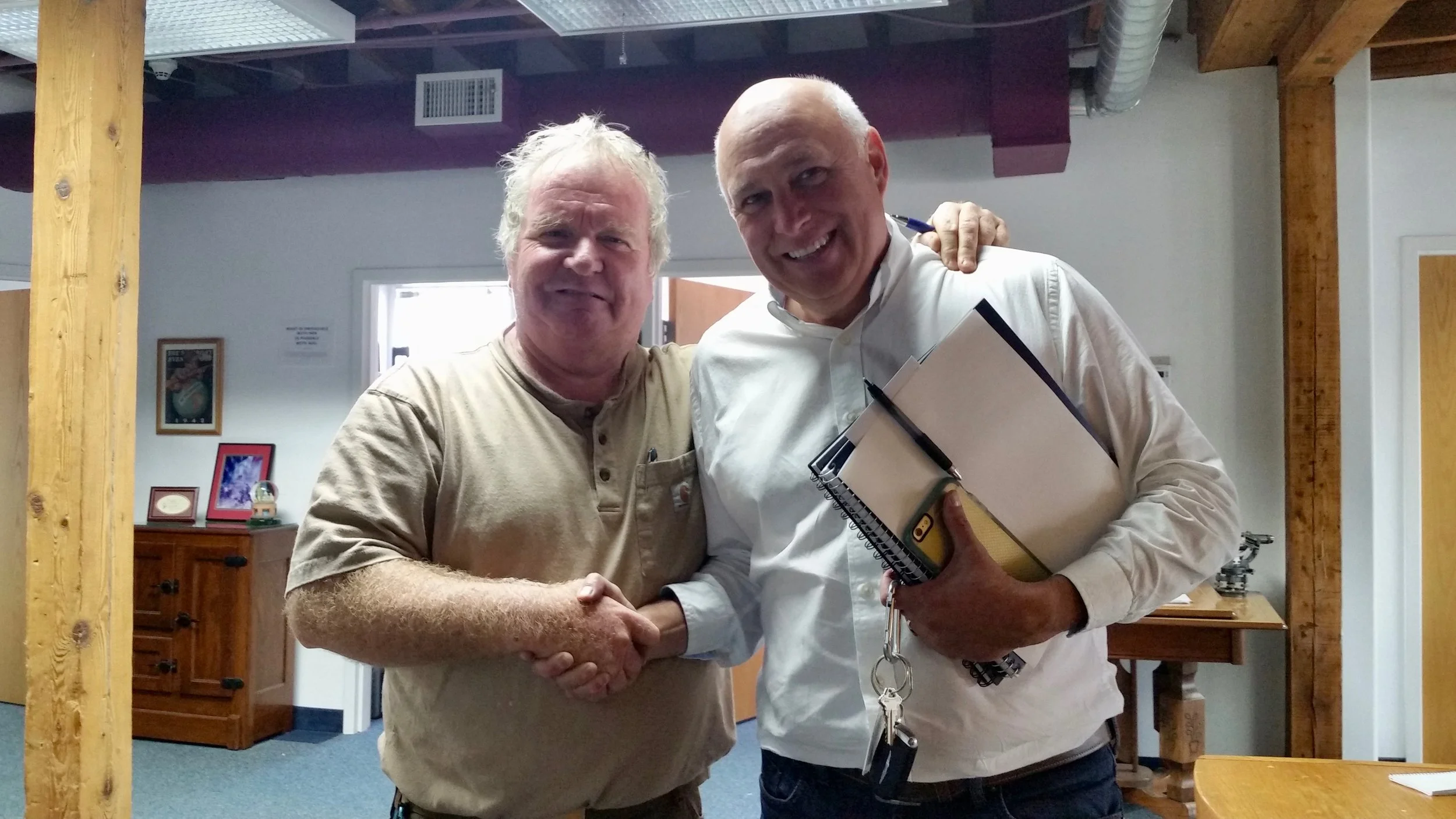 Now that both buildings are closed on and the process has begun we are navigating all the ins and outs. John Janowski is doing a fantastic team getting the team running, dealing with the complexities that arise, and organizing the factors around subcontractors and target dates.