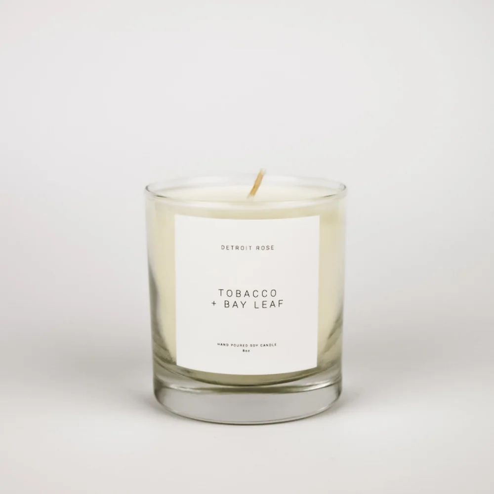 tobacco leaf candle Tobacco + Bay Leaf Candle — Detroit Rose