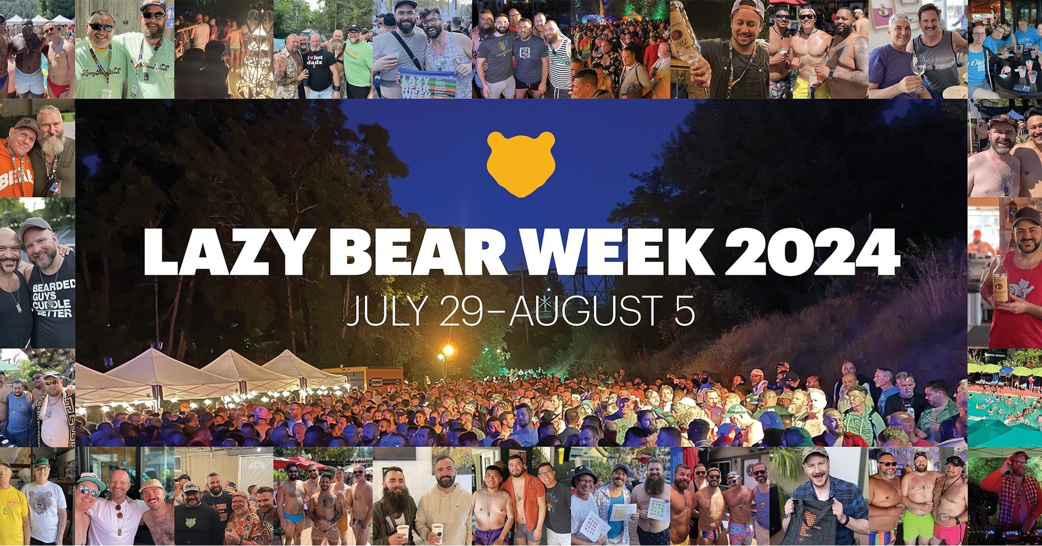 LAZY BEAR WEEK 2024 IS JULY 29 THROUGH AUGUST 5. Tags are available at midnight August 7th (that's one minute after 11:59pm August 6th). First 100 registrations will receive a 2024 VIP Swag Bag when they check in. #lazybearweek2024 #lazybearweek2023 