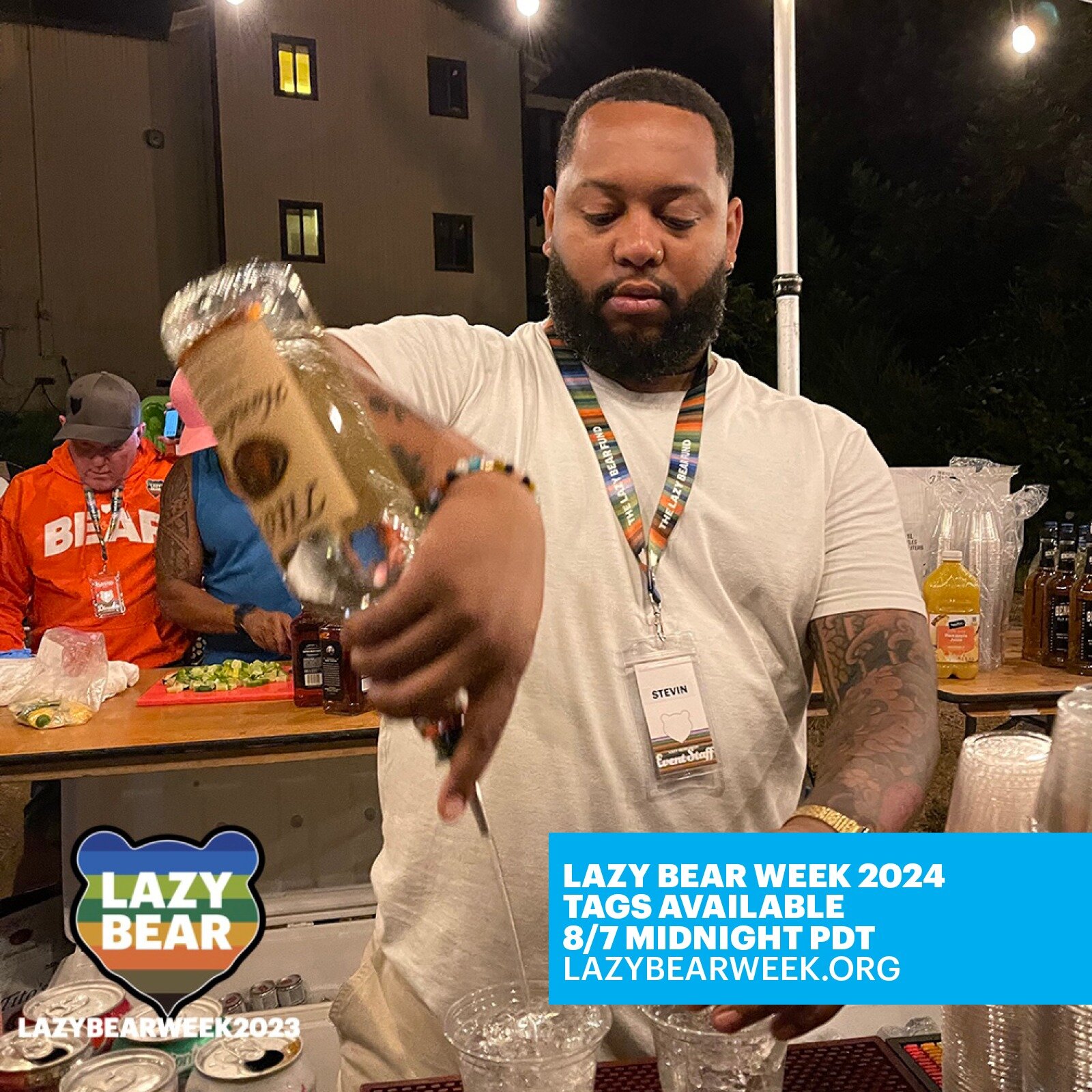 Check out the Lazy Bear Week photo gallery from Saturday AND plan for an outstanding Sunday pool party and campfire. AND starting at midnight, get your LAZY BEAR WEEK 2024 TAGS - first 100 registrations receive a swag bag at check in in 2024. LAZY BE