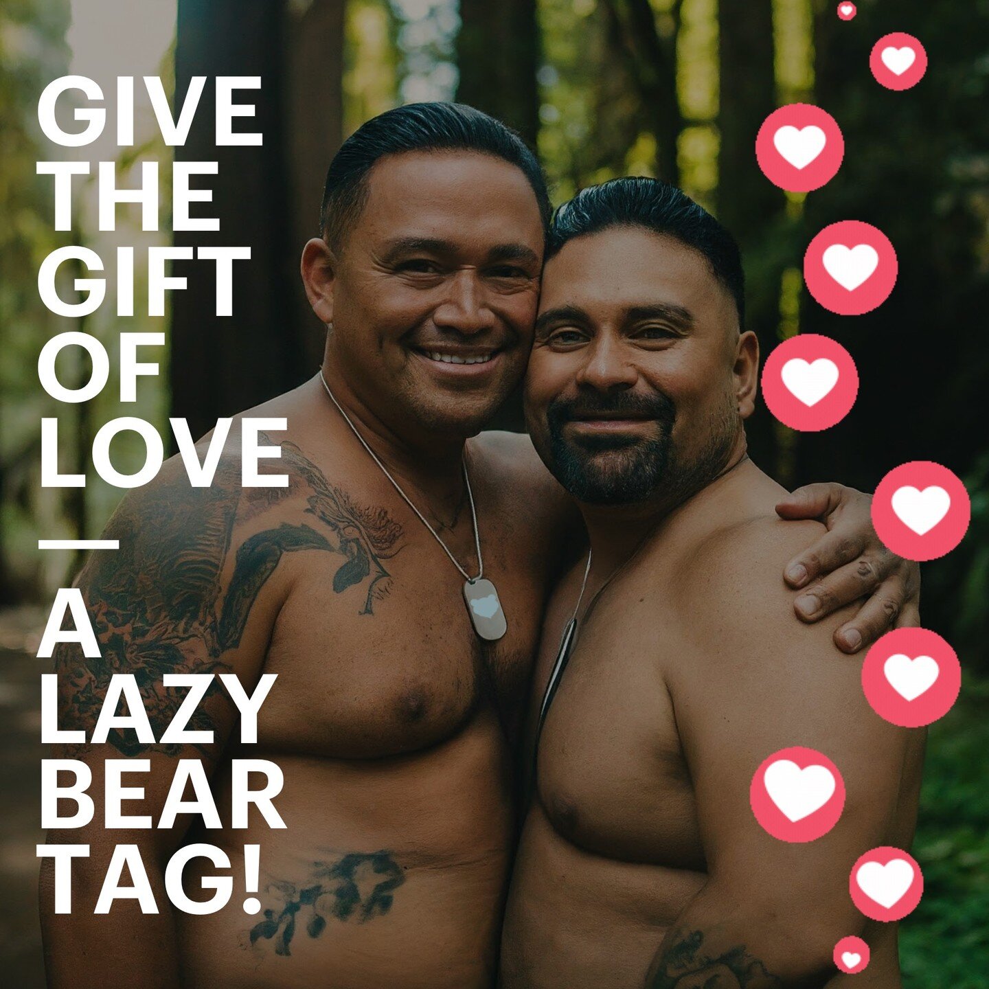 Your Valentine with LOVE the gift of a Lazy Bear Week 2024 tag. Available at lazybearweek.org Tags are your admission to all Lazy Bear Week events. Lazy Bear Week is July 29 through August 5, 2024. See you there. #lazybear_official #lazybearweek 🐻❤️