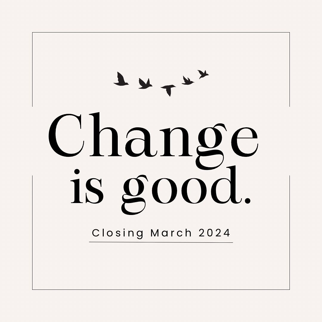 My dearest friends,

Great life changes often bring a mix of emotions and so I find myself feeling both great joy and sadness as I announce the next chapter in my life - the closure of Bluebird. 

A little over a year ago I began feeling a nudge that