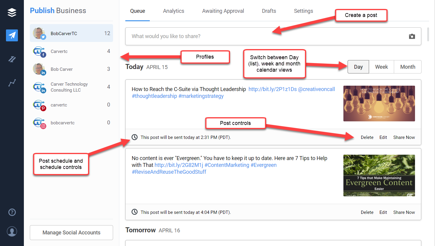 Buffer Publish New UX