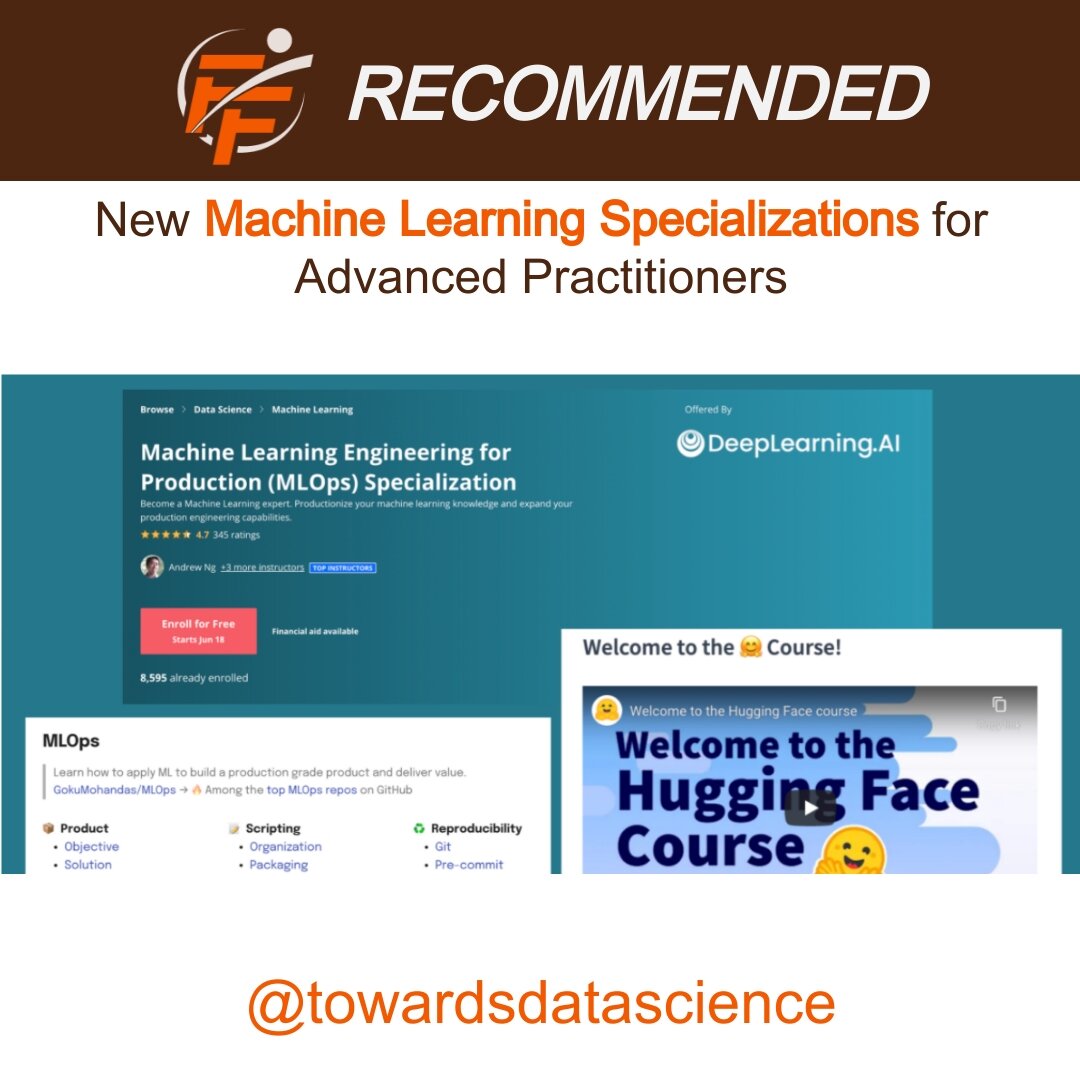 New Machine Learning Specializations for Advanced Practitioners