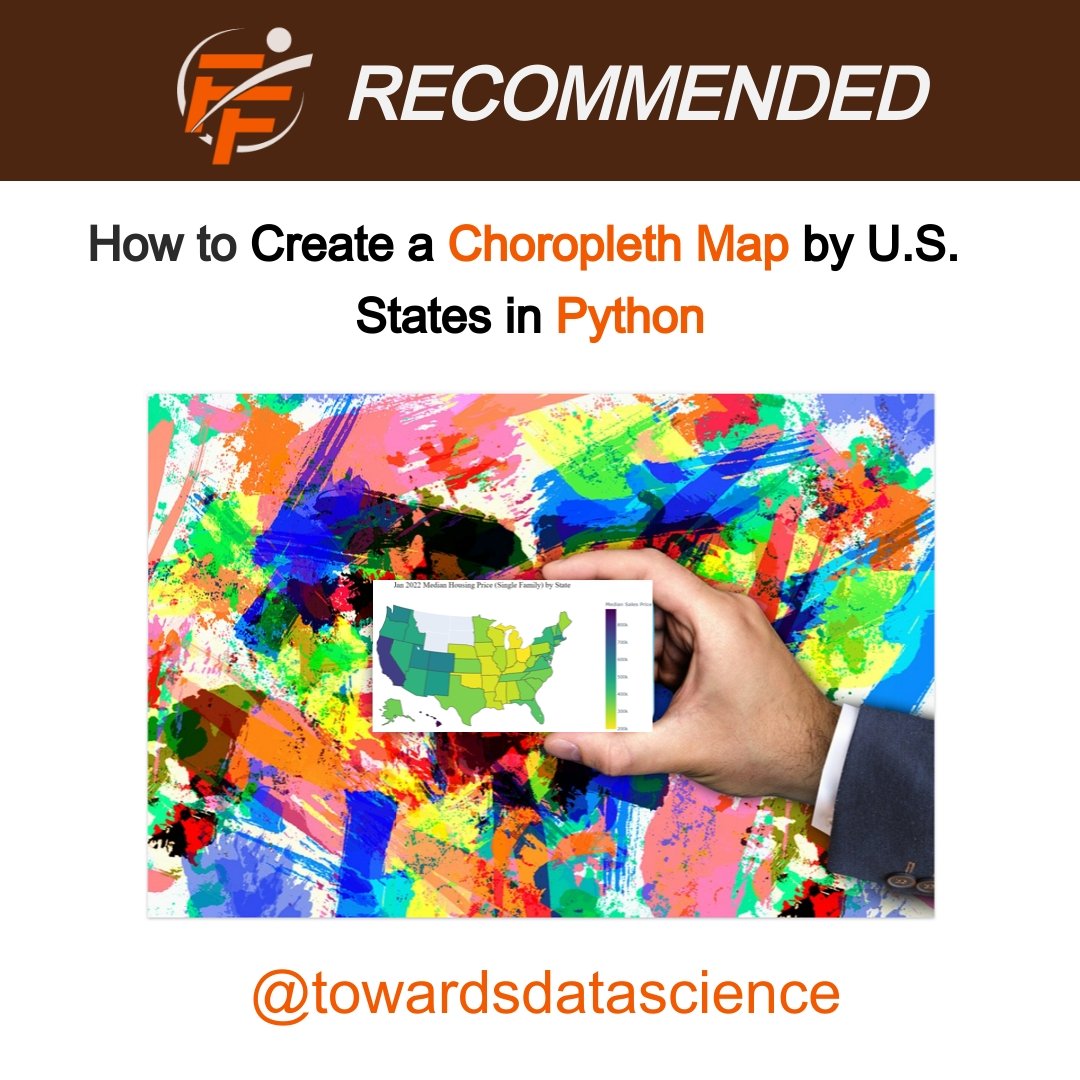 he Simplest Way of Creating a Choropleth Map by U.S. States in Python