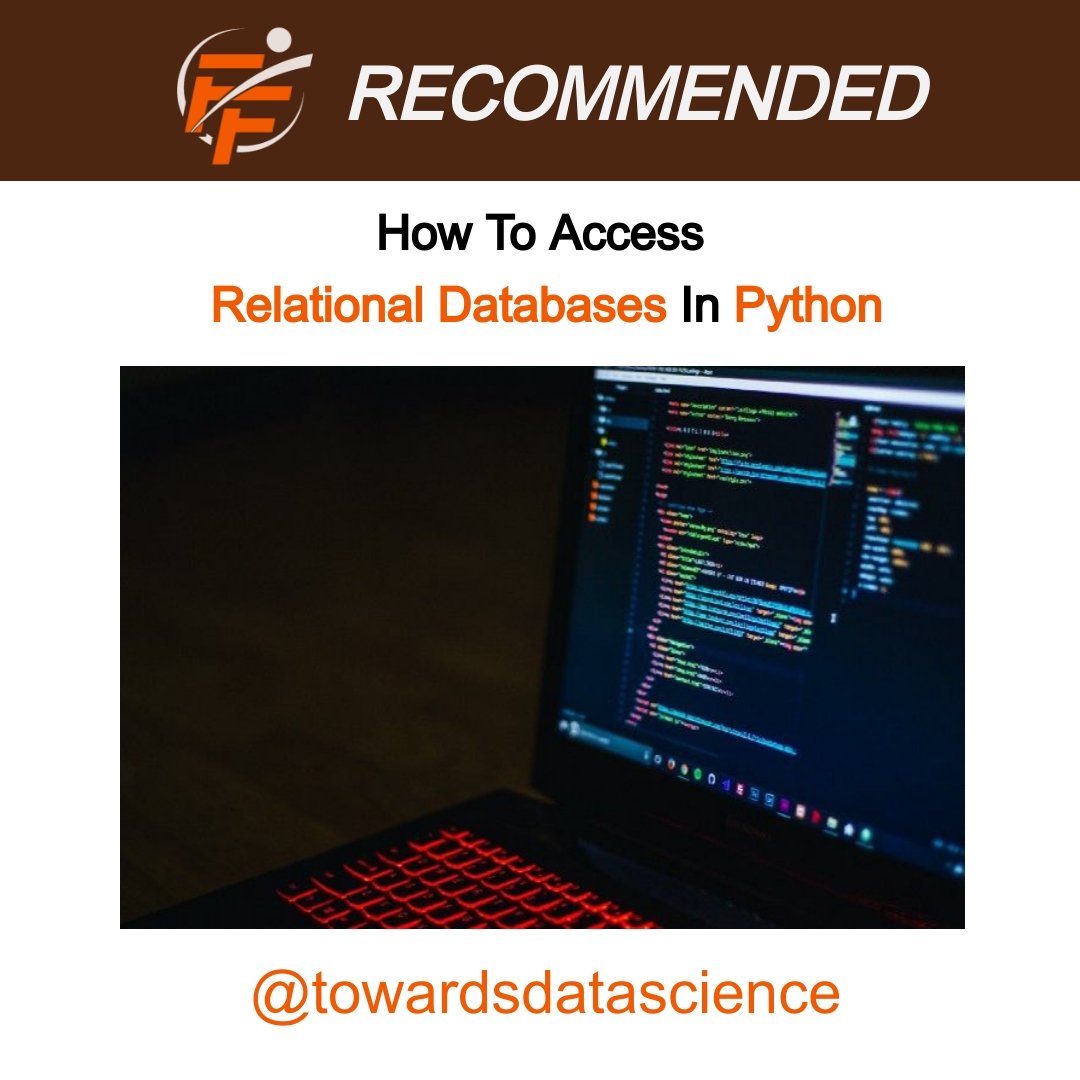 How To Access Relational Databases In Python