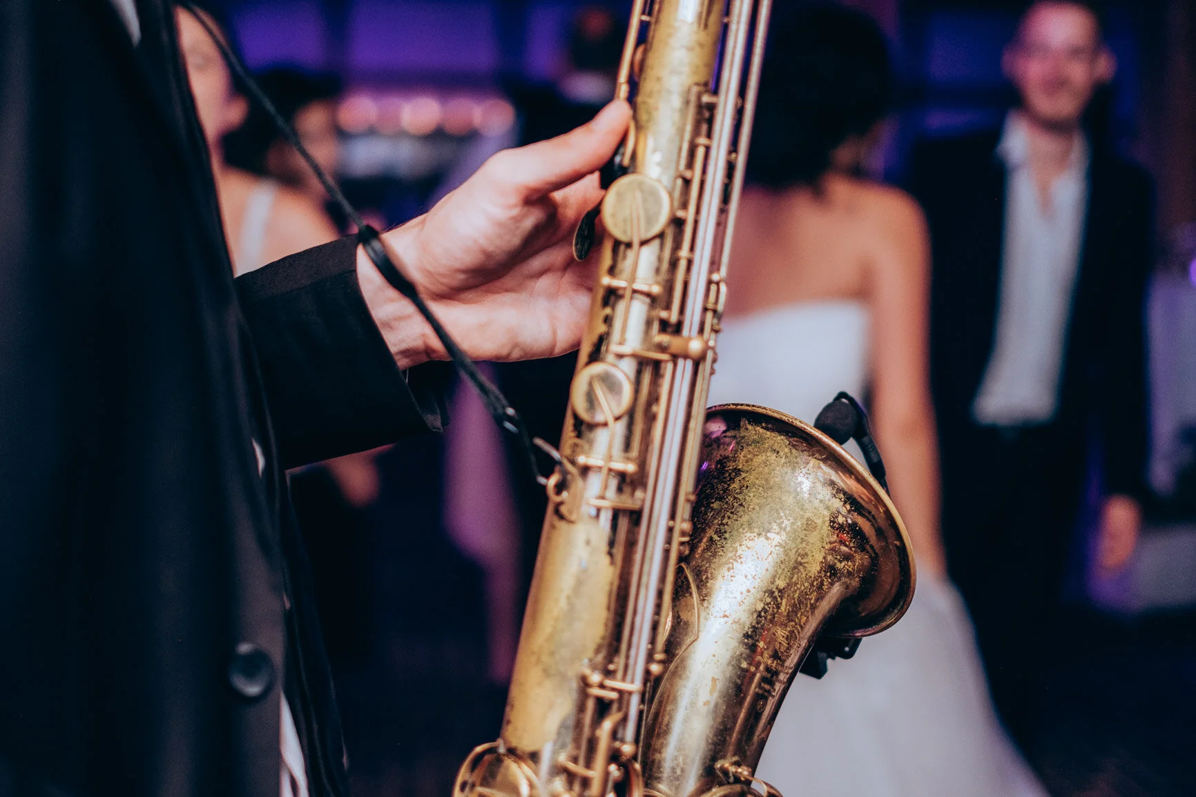Playing saxophone at a wedding after party.jpg
