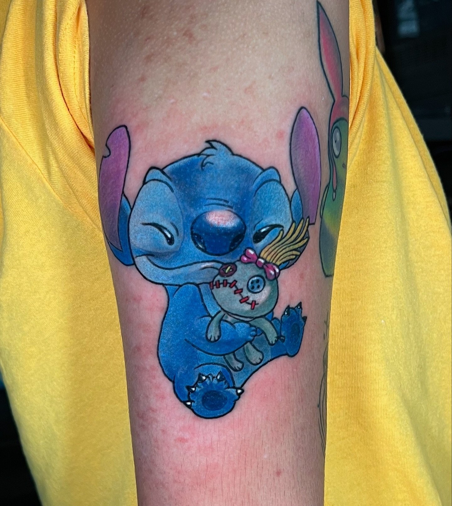 Stitch☺️

#stitch #colortattoo #disneytattoo #chicagoartist