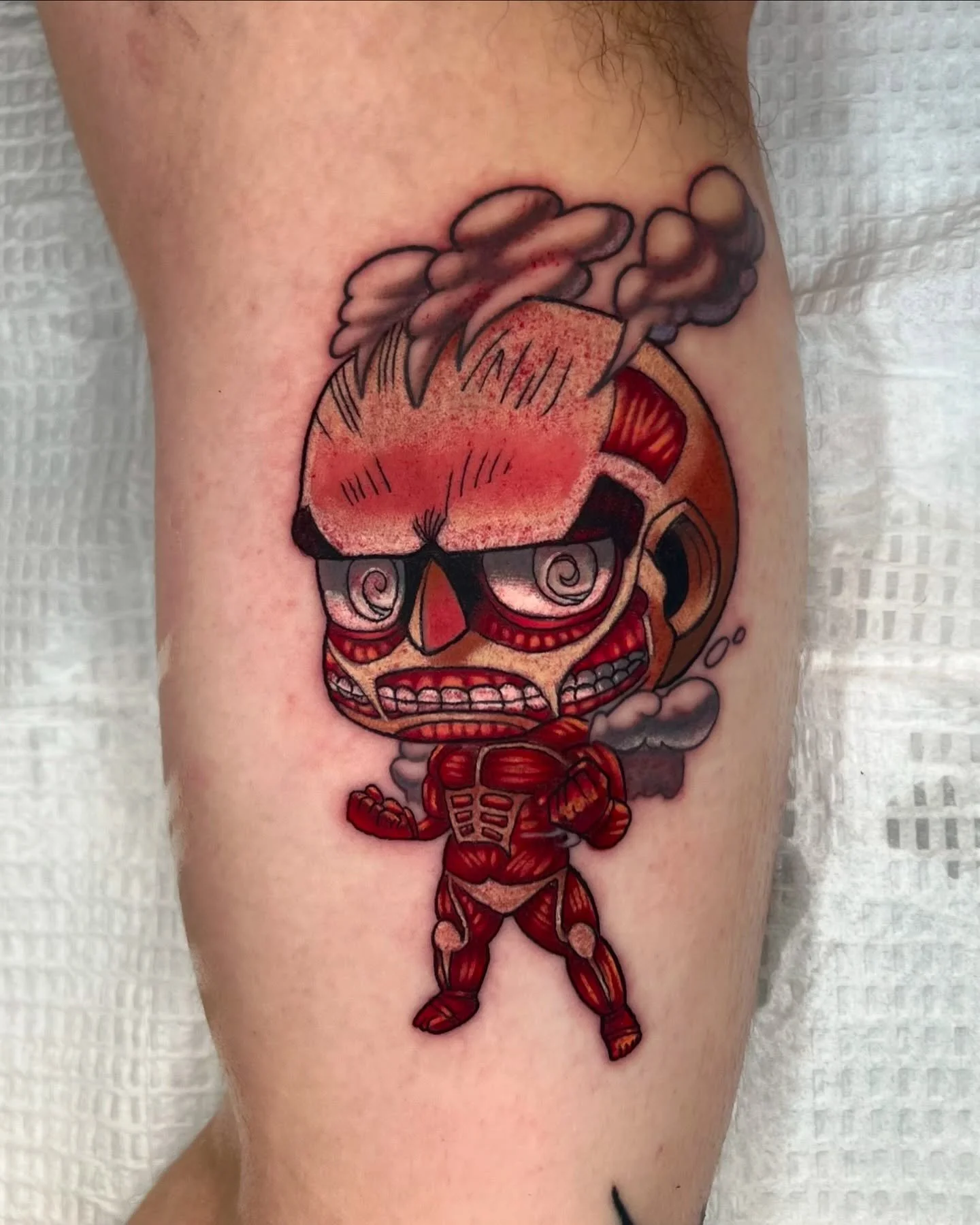 Colossal Titan Chibi
(For the reel edit haters 😘)
.
.
@acus_tattoomachines @industryinksusa

#attackontitan #attackontitantattoo #colossaltitan #colortattoo #animetattoo #chibi #chicagoartist