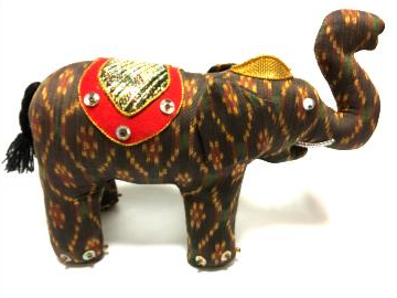 Handmade Stuffed Elephant Brown.png