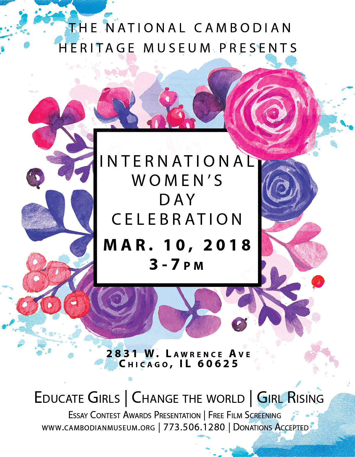 International Women's Day Celebration & Community Screening of "Girl Rising"