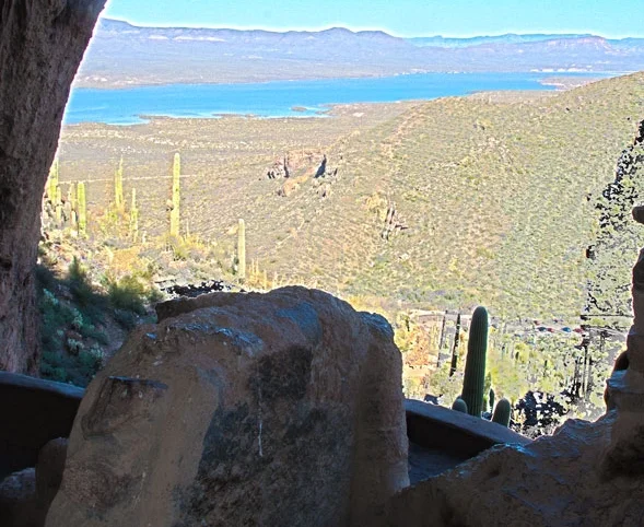 Inside the Lower Pueblo at Tonto National Monument - Lake Roosevelt