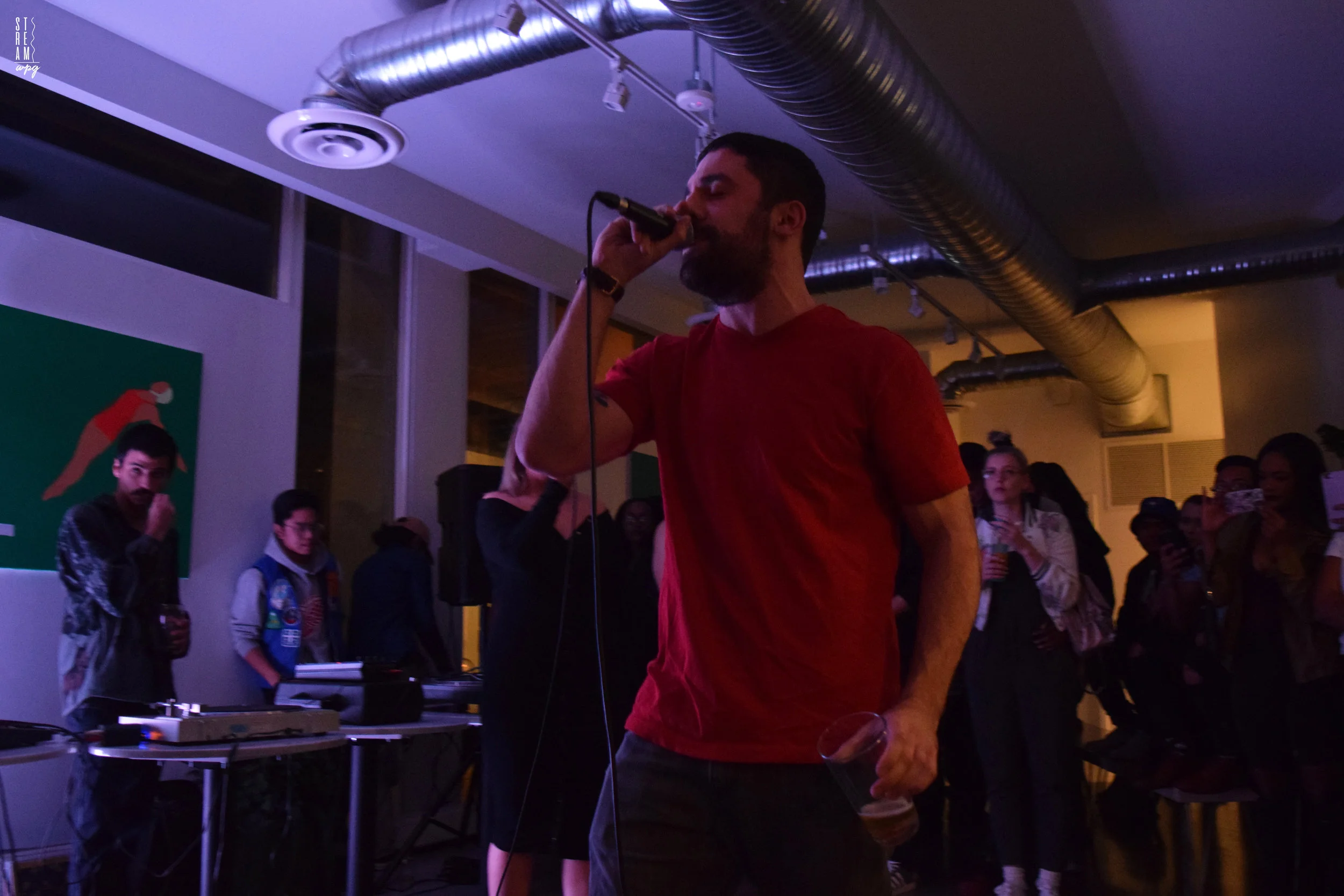 M-Kap was another feature rapper in Malcolm-Jay's show. He brought the fam out and we loved it. p, danelle granger