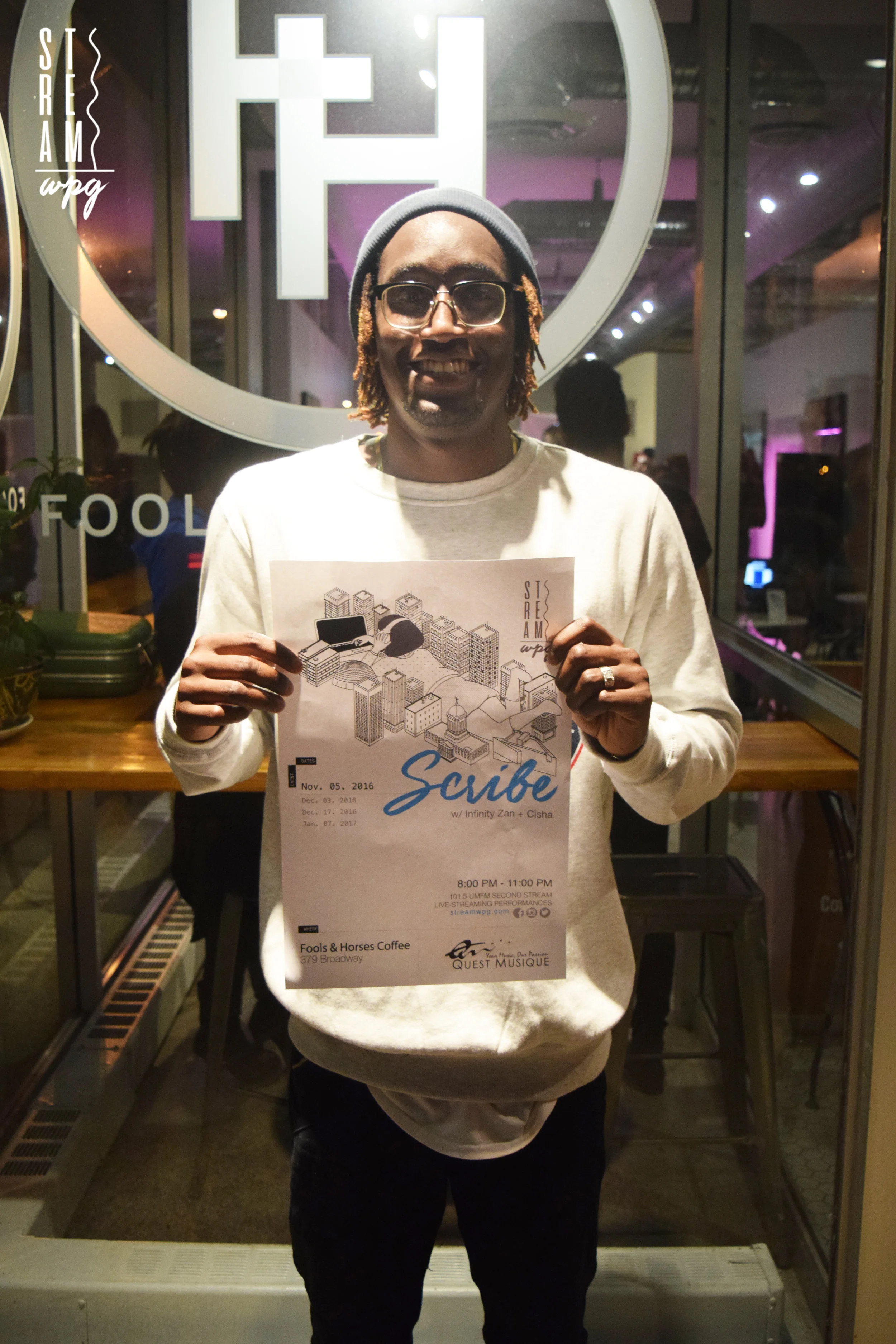 Stream WPG was incredibly excited and lucky to have featured rapper, storyteller and poet Scribe on November 5, 2016. p. danelle granger