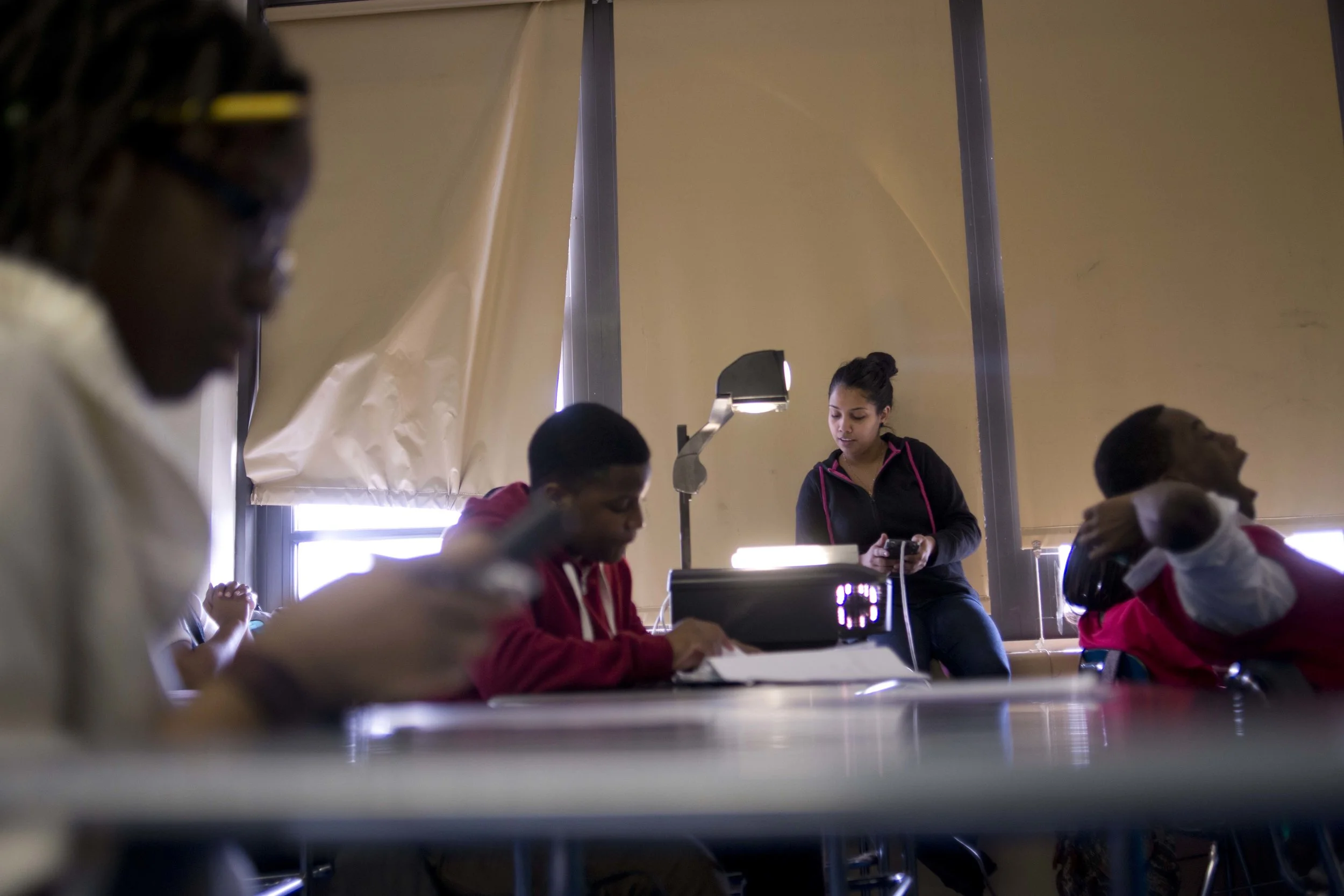 Keeping students engaged is a constant struggle for Ms. Bujan. 
