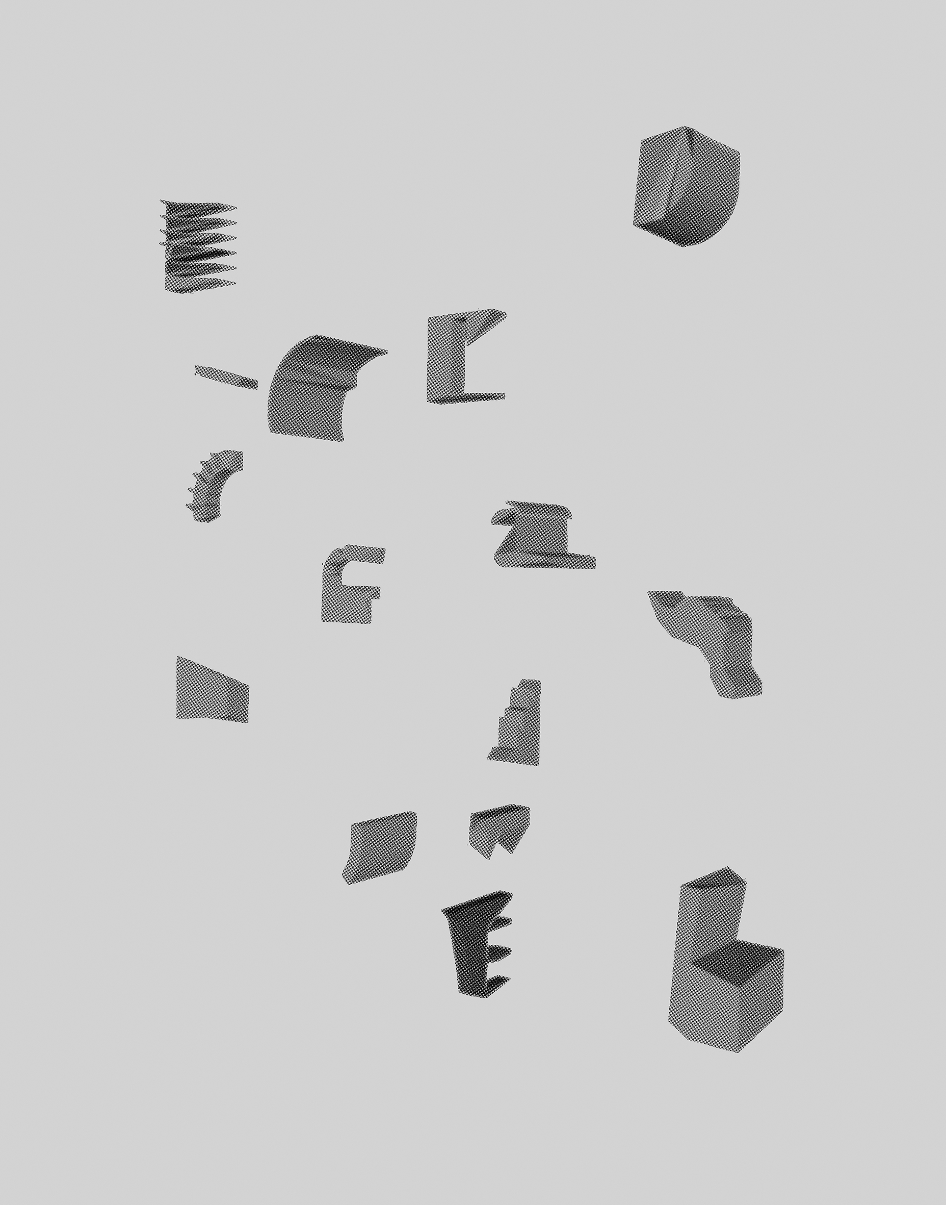 Deconstruction of Planar Perception , 2018. Inkjet print, 11"x14"
