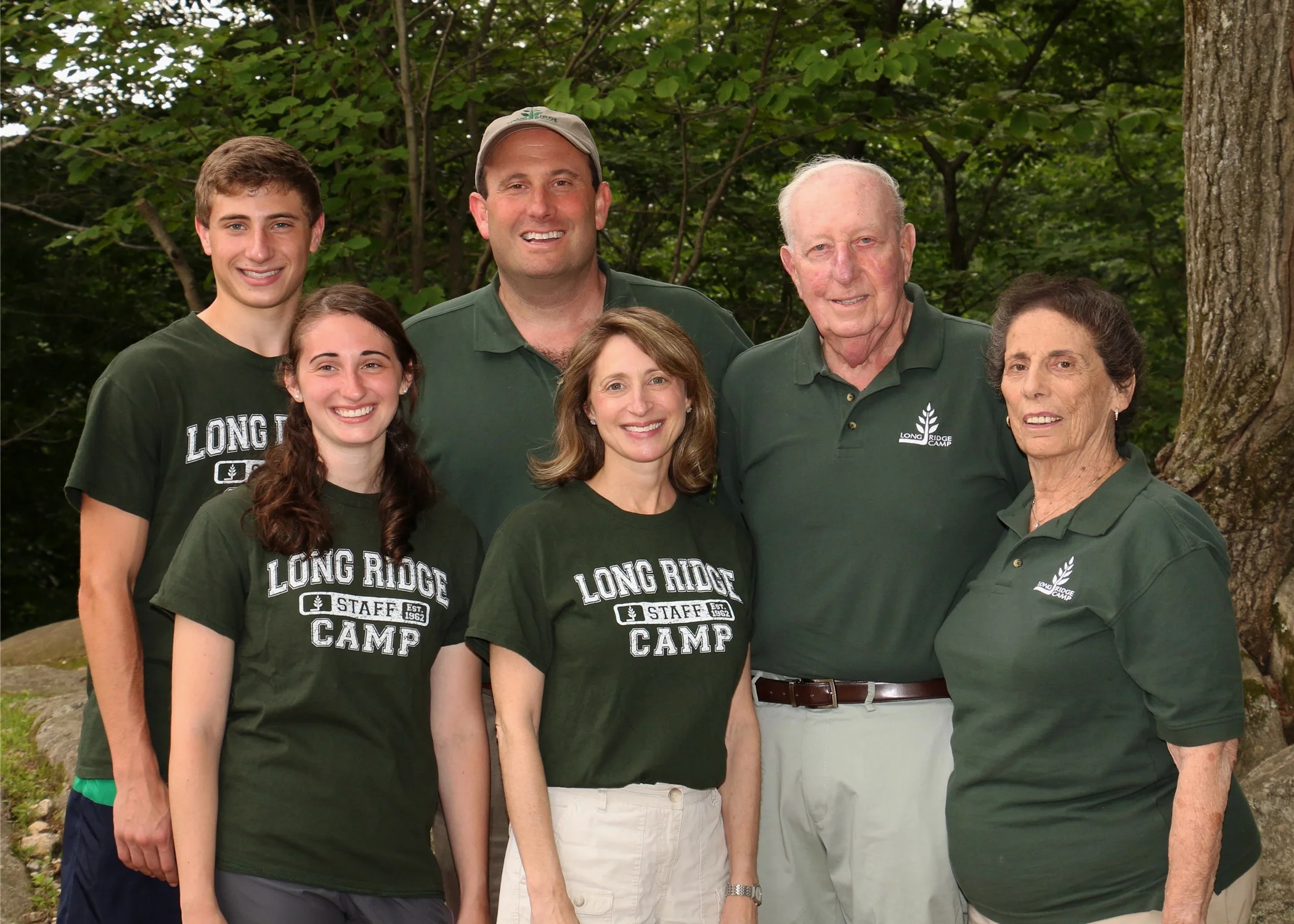 The Alswanger Family - (from left to right) Matthew, Melanie, Geoff, Gayle, Herm and Myrna