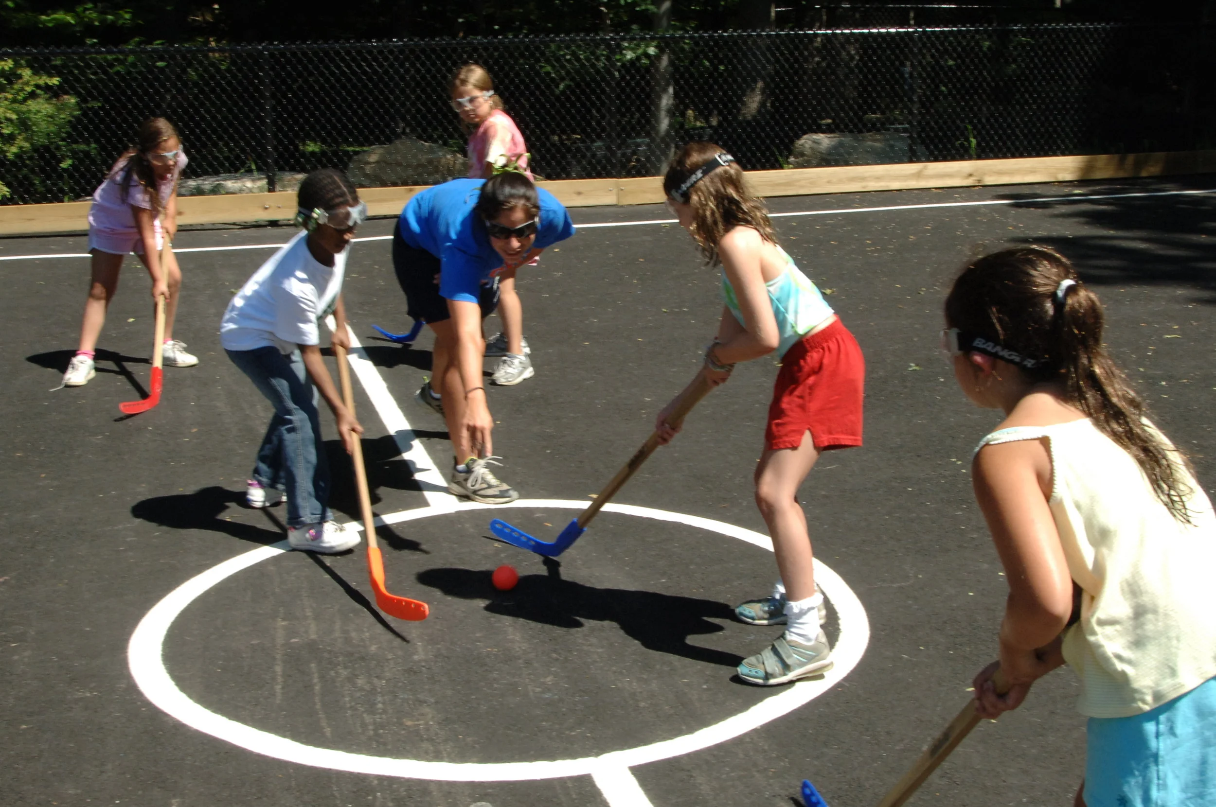 Hockey - Girls faceoff.JPG