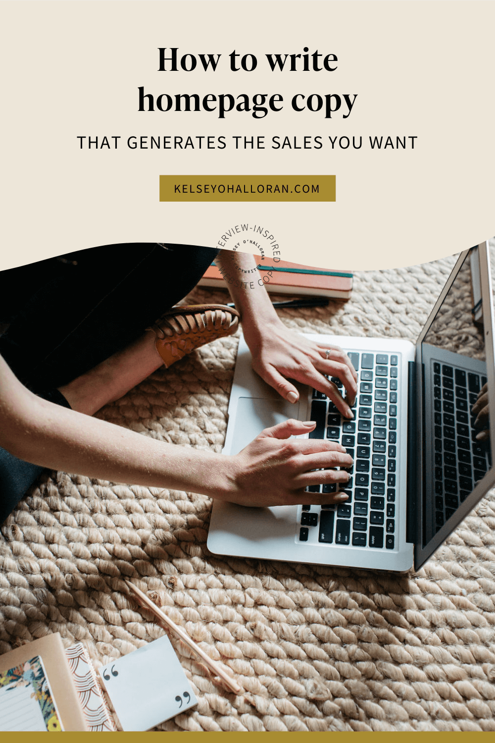 How to write homepage copy that generates sales — Kelsey O