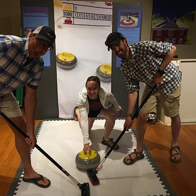 Be sure to check out the curling interactive at the new @telluridemuseum exhibit, &ldquo;Children of Winter Never Grow Old: Snow Sports in the San Juans.&rdquo; #goodcurling #SWEEP #localhistory #telluride