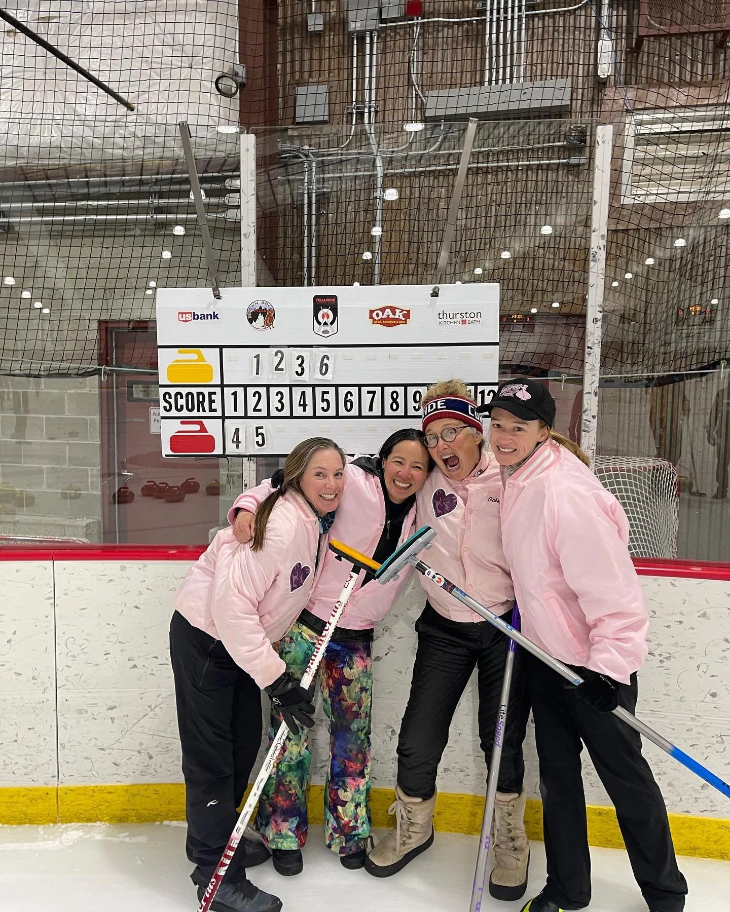 These Beauties are going to the #finals! Join us next Monday to watch the Sweeping Beauties vs. I Swept with Your Wife in the league #championship match! #goodcurling #hurryhard