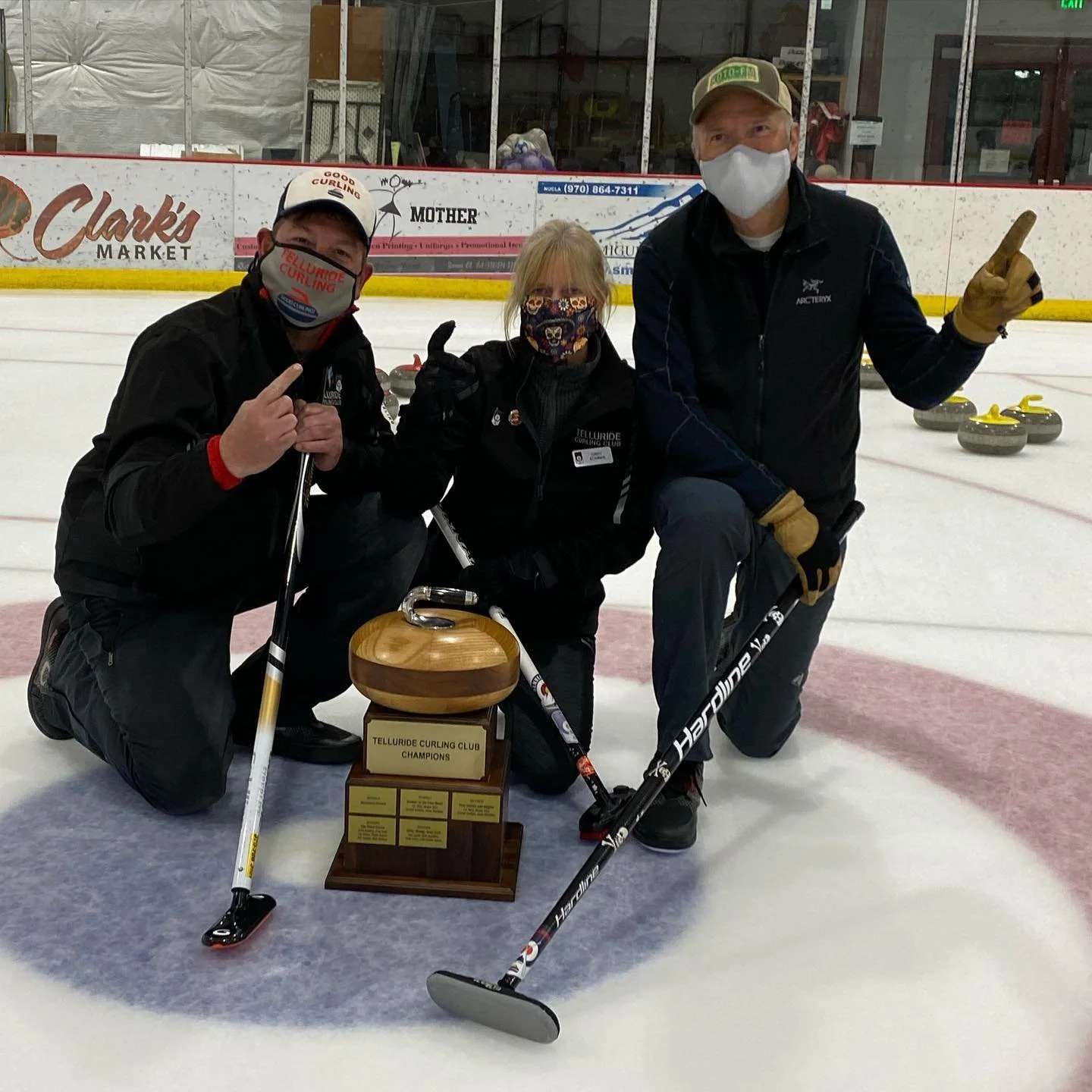 Congratulations to the Telluride Stoners, our 2020-2021 Telluride Curling Club Champions! And cheers to Throwing Stones for taking &ldquo;Rock Bottom&rdquo;! Thanks to all of our curlers for a great season! #telluridecurling #goodcurling #COVIDcurlin
