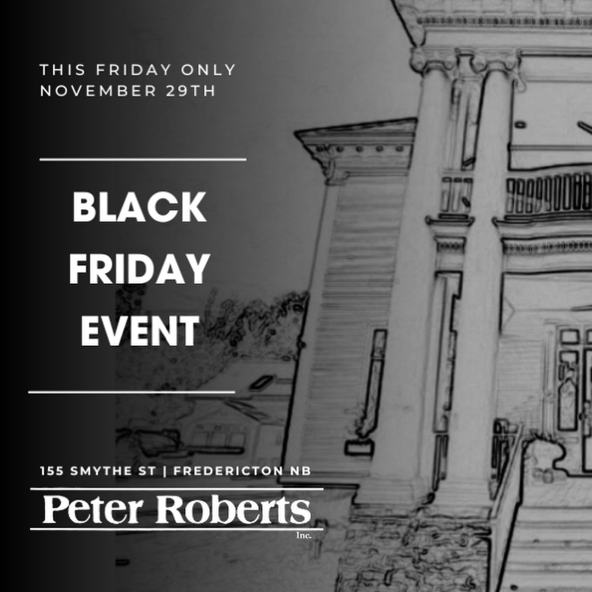 ❄️ BLACK FRIDAY EVENT 🕴️

𝗧𝗼𝗱𝗮𝘆 𝗼𝗻𝗹𝘆, shop with us and receive a FREE gift card
worth 𝟮𝟬% of your purchase!

Use the card for that something special, or gift it to someone special, this holiday season.

We look forward to seeing you at Pe