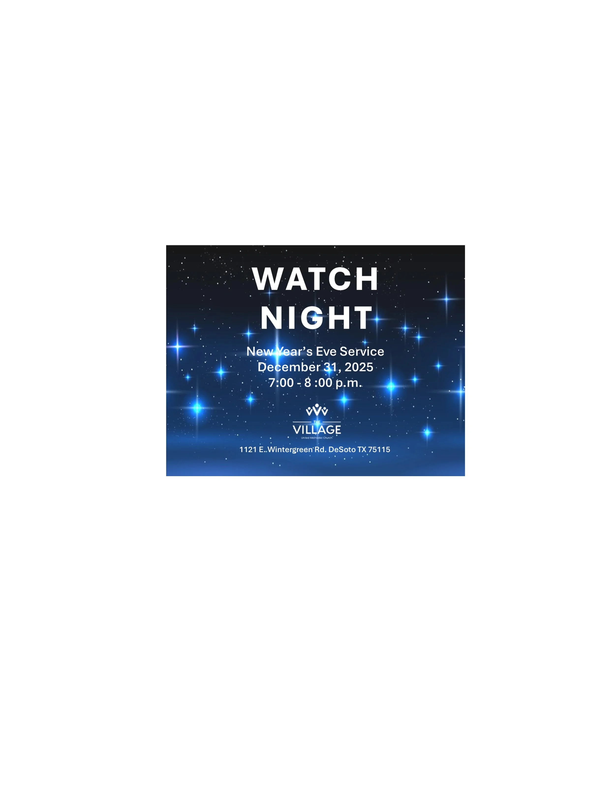 Watch Night Service 