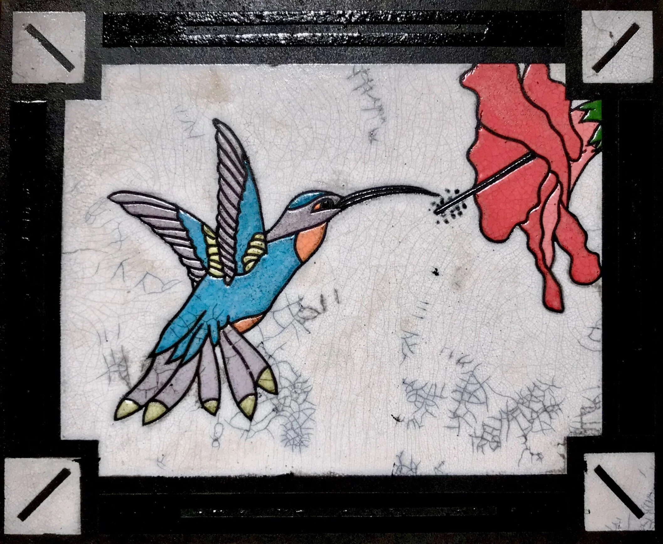 “Hummingbird and Hibiscus” in Florence Regional Arts Alliance Small Works 2020 Juried Show