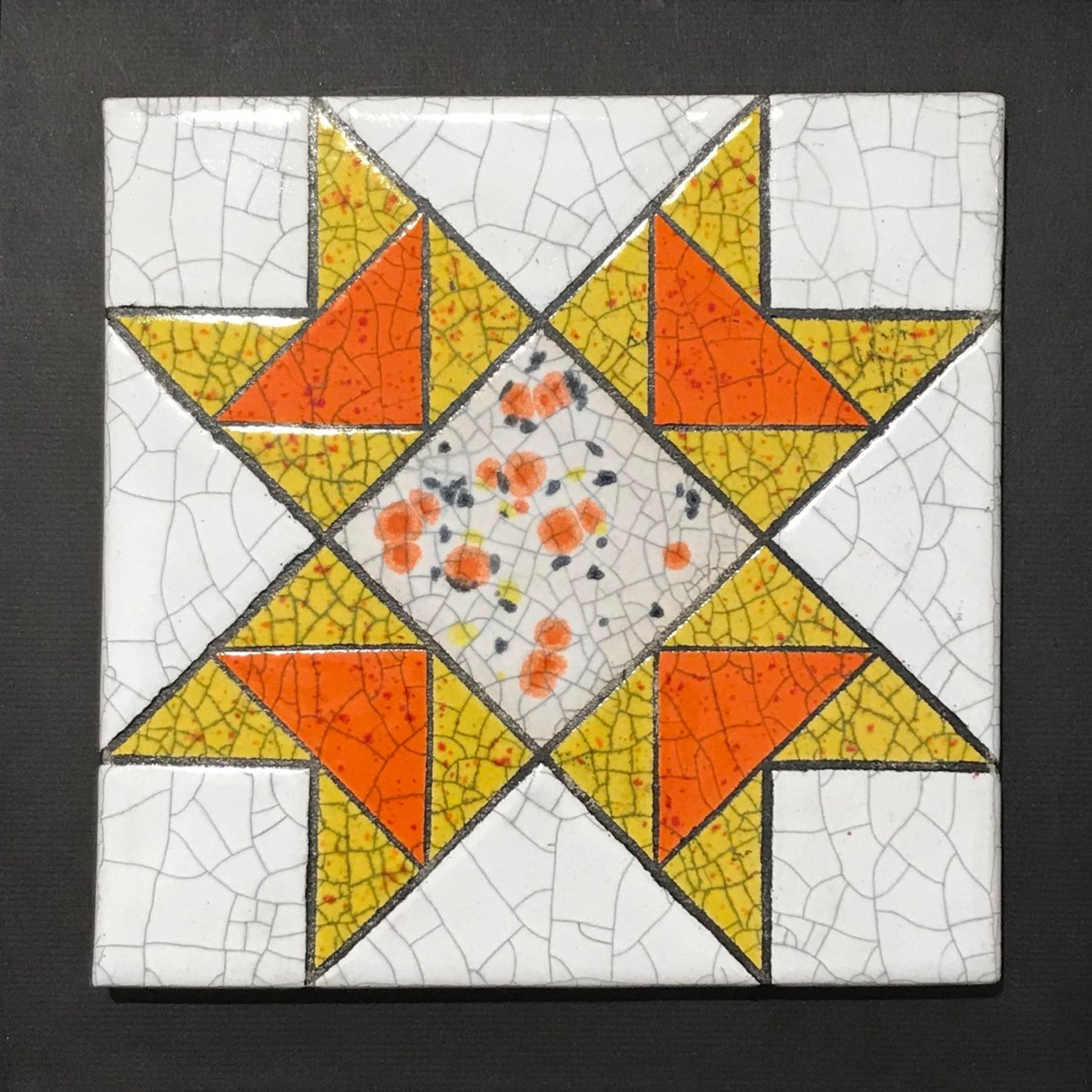 Quilt Block Tile on Exhibit @ Greenville/Spartanburg International Airport