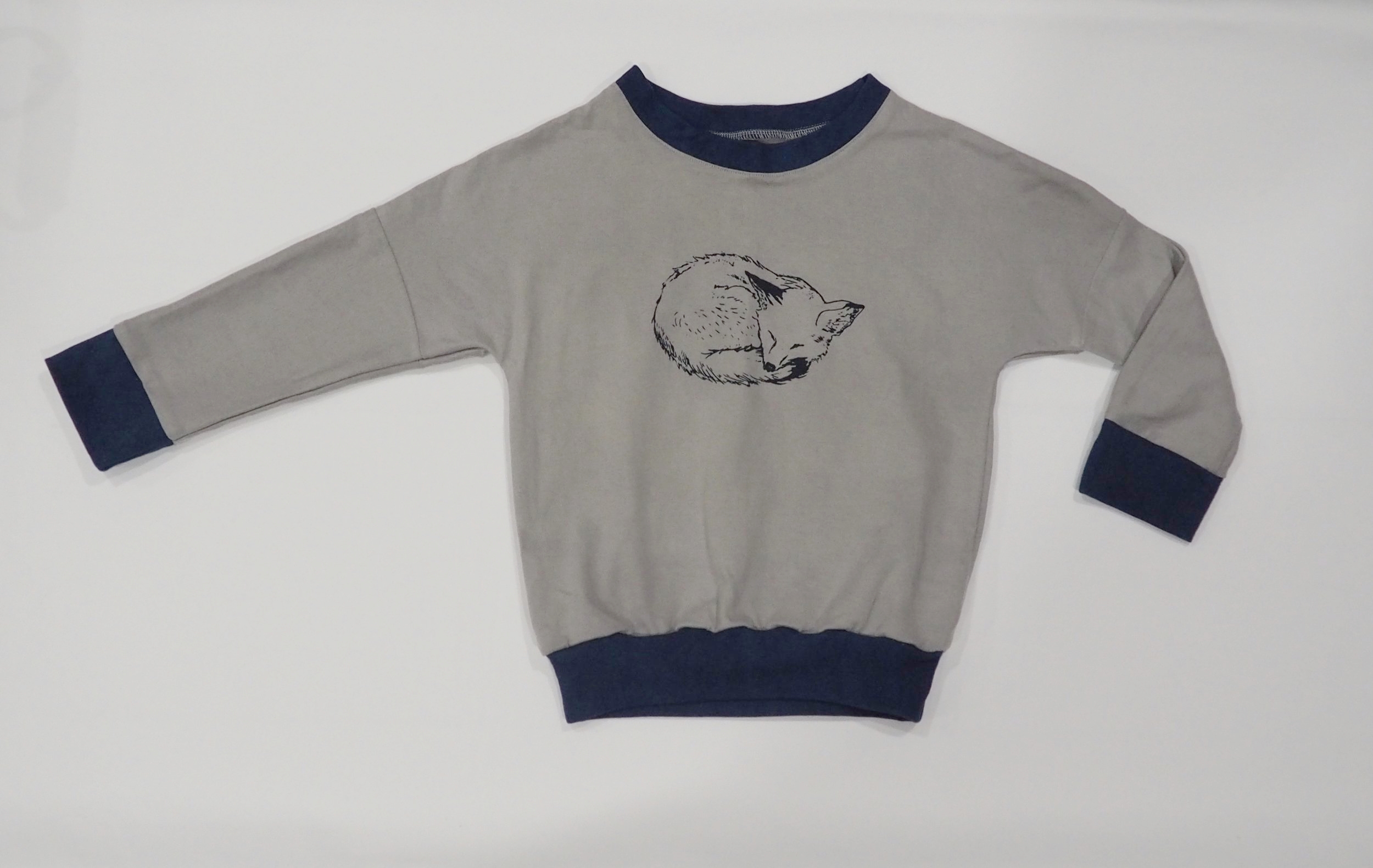 soft grey sweatshirt