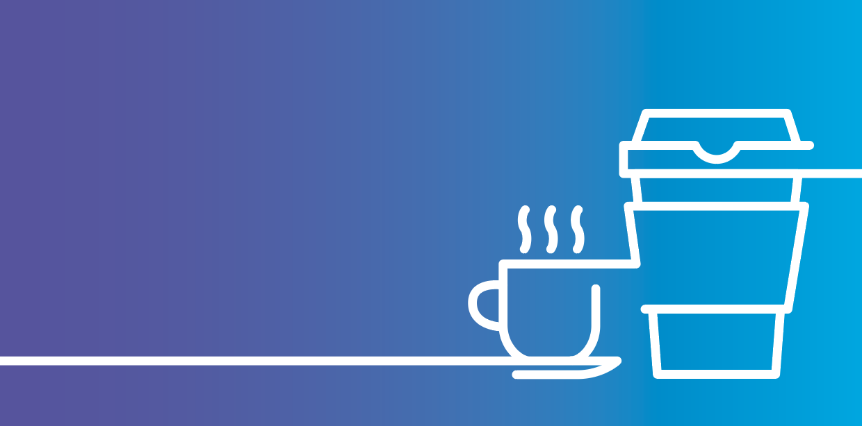 Simple Coffee Line Drawing