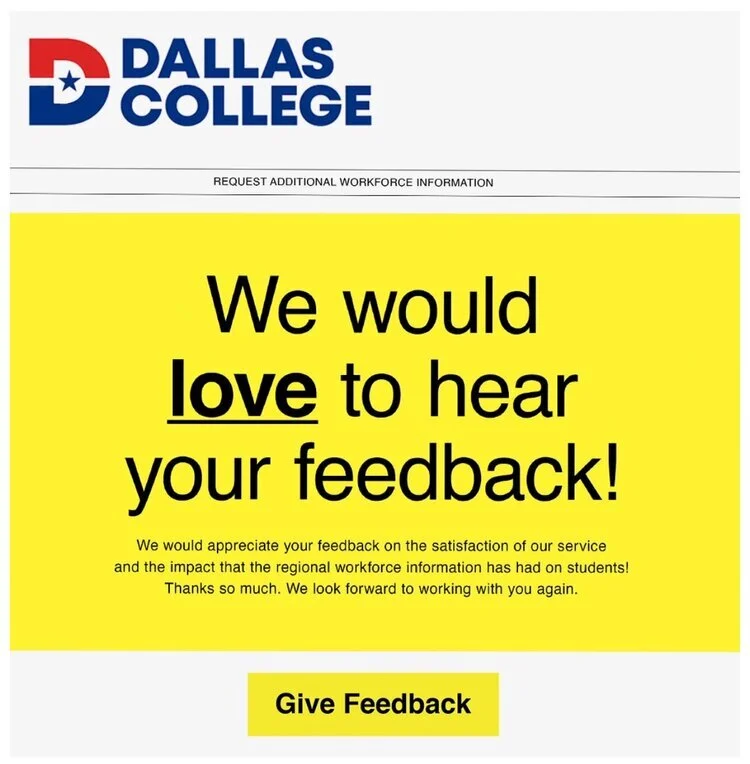 Customer Feedback Survey Email