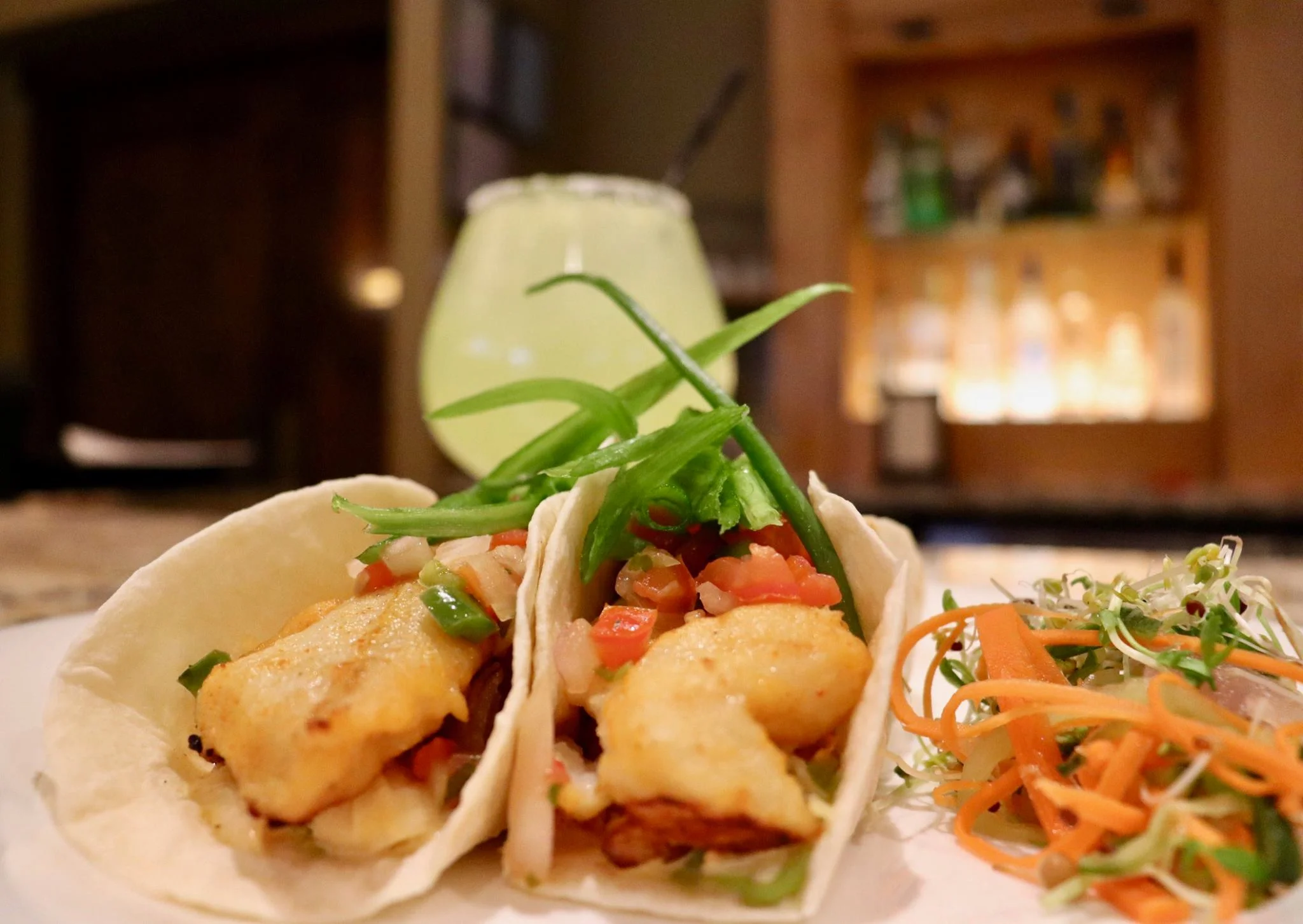Fish tacos: a signature dish at Rustica.