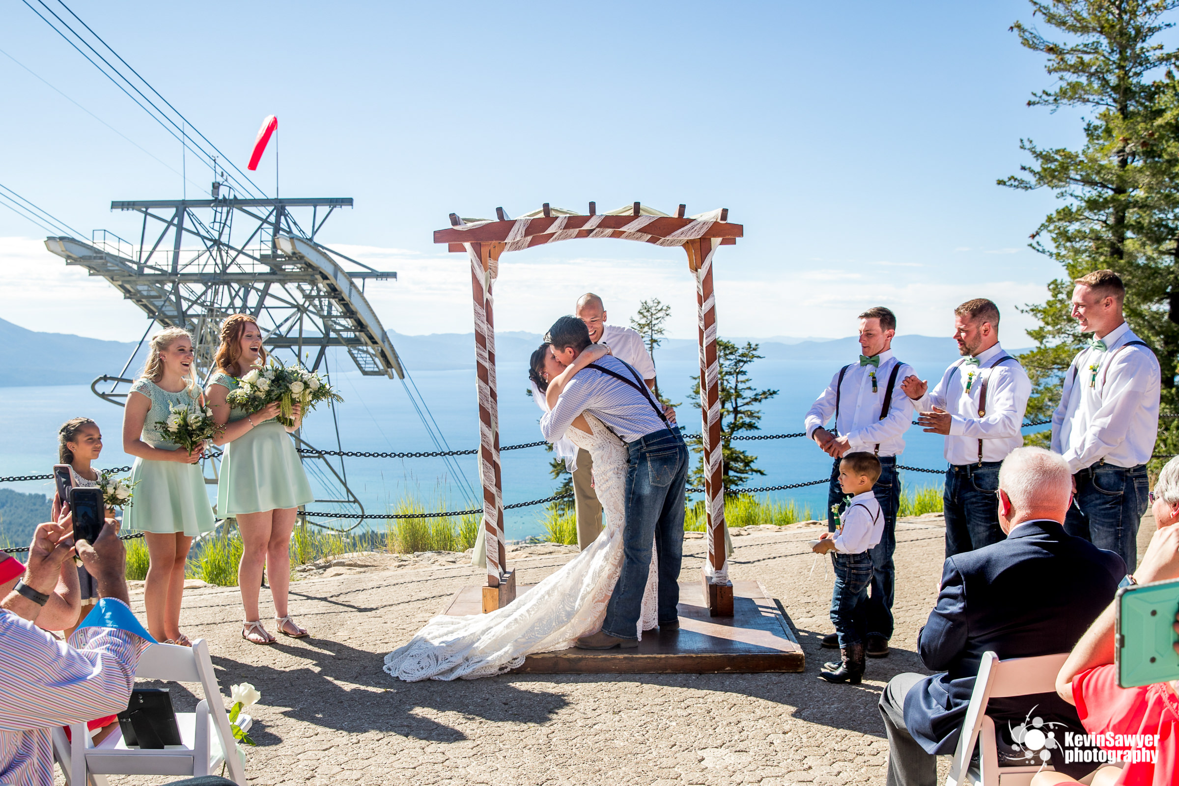 lake tahoe wedding photographer heavenly ceremony