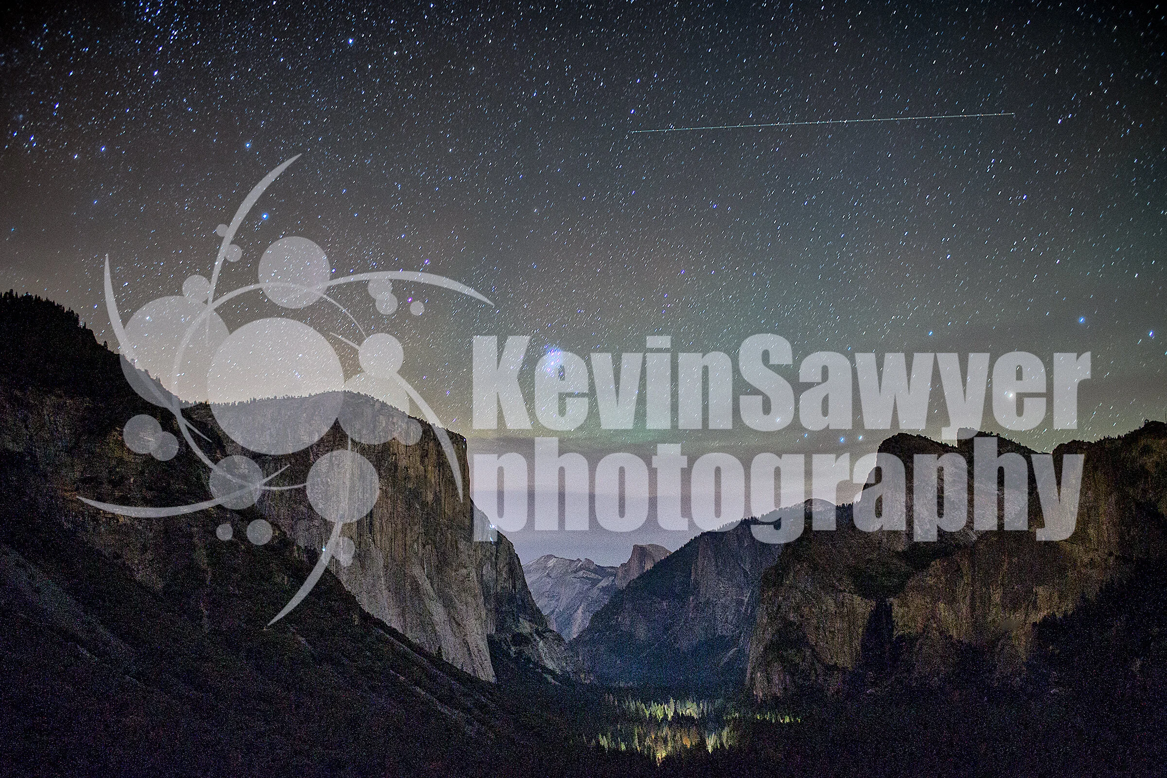 Yosemite Stars - Metal Print