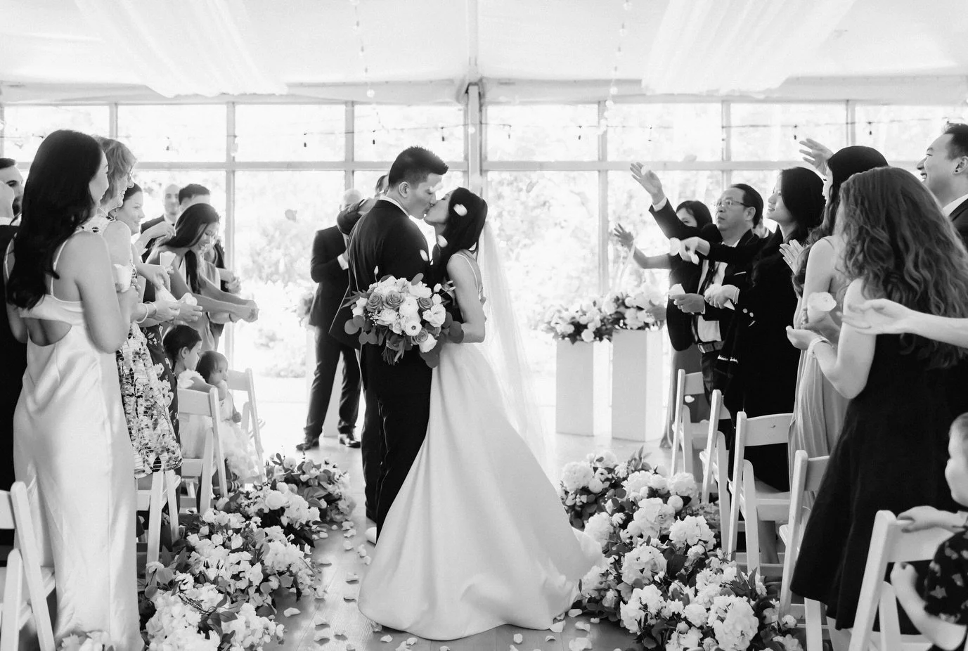 Tram &amp; Bryan 7
.
Venue: @meadowmuseyyc
Videographer: @heartbeatsyyc
Florist: @lebouquetfloral
Cake Artist: @prettysweetyyc
DJ: @heartbeatsyyc
Hair &amp; Makeup Artist: @zuna_artistry
Wedding Gown Boutique: @blissfulbridalyyc
Wedding Gown Designer