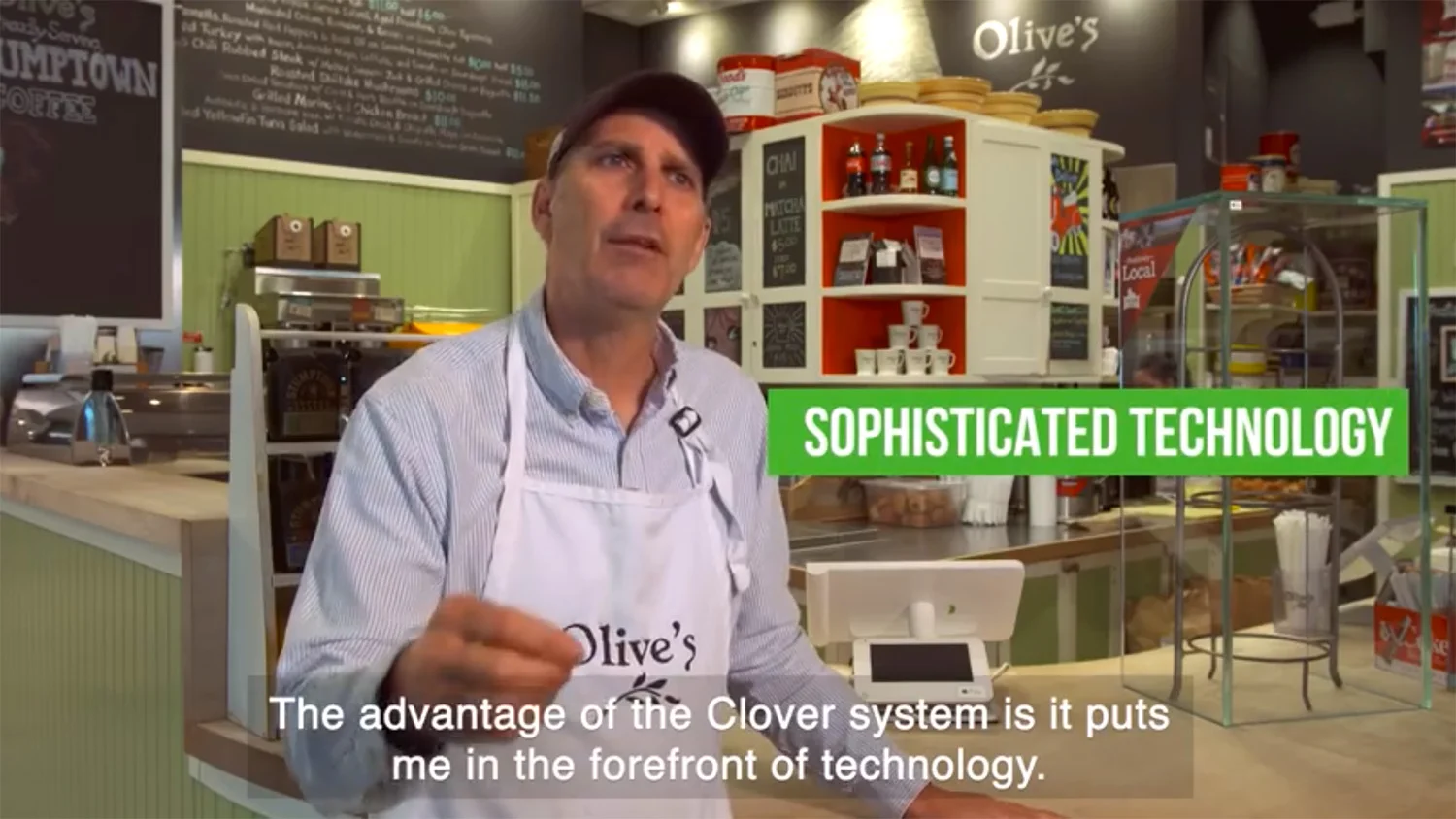 Clover helps Olive's
