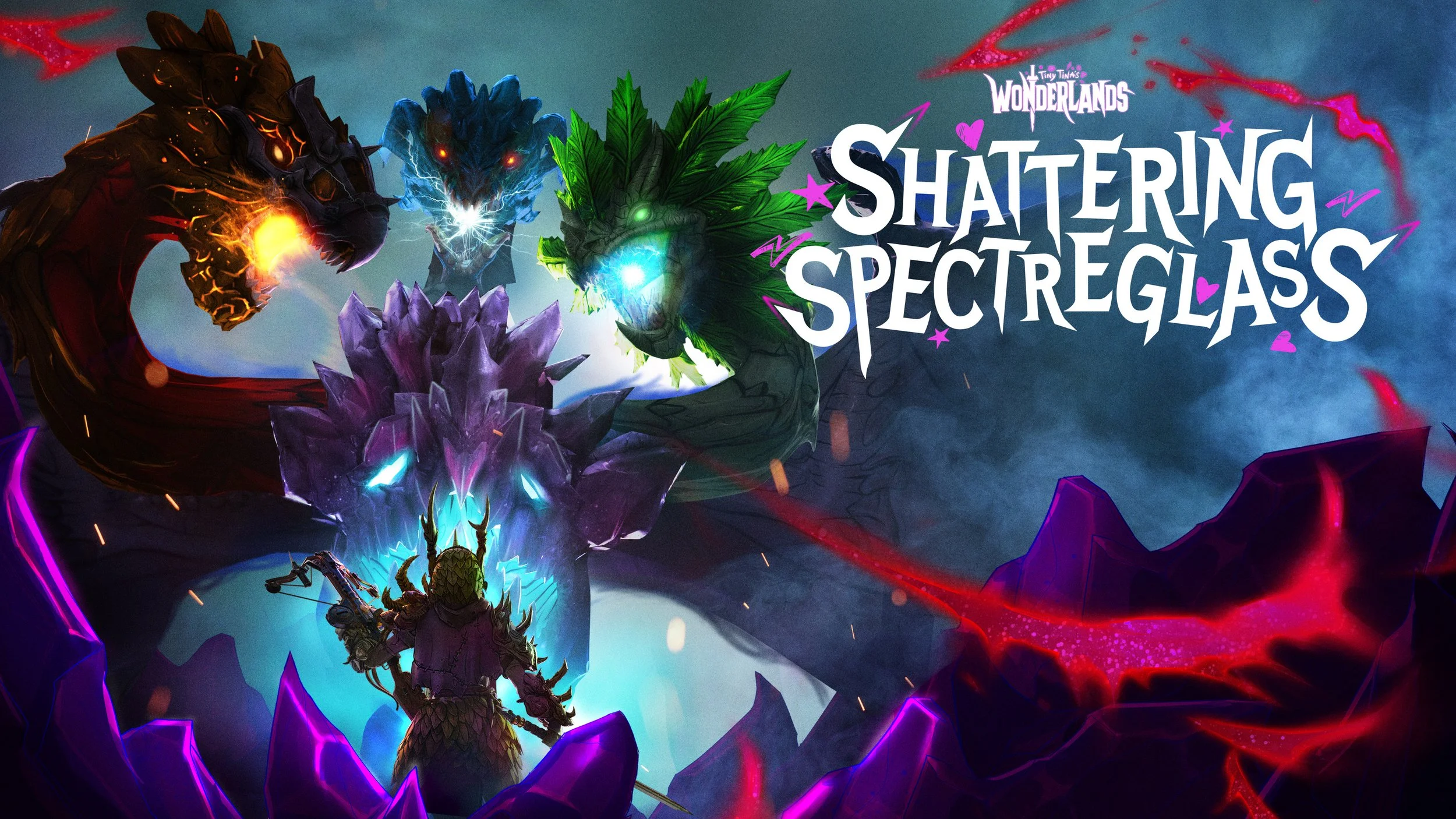  Client: 2K    Agency: BOND    “Wyvern Boss and Player Character render”    Posing+Lighting+Rendering : Jingyi 