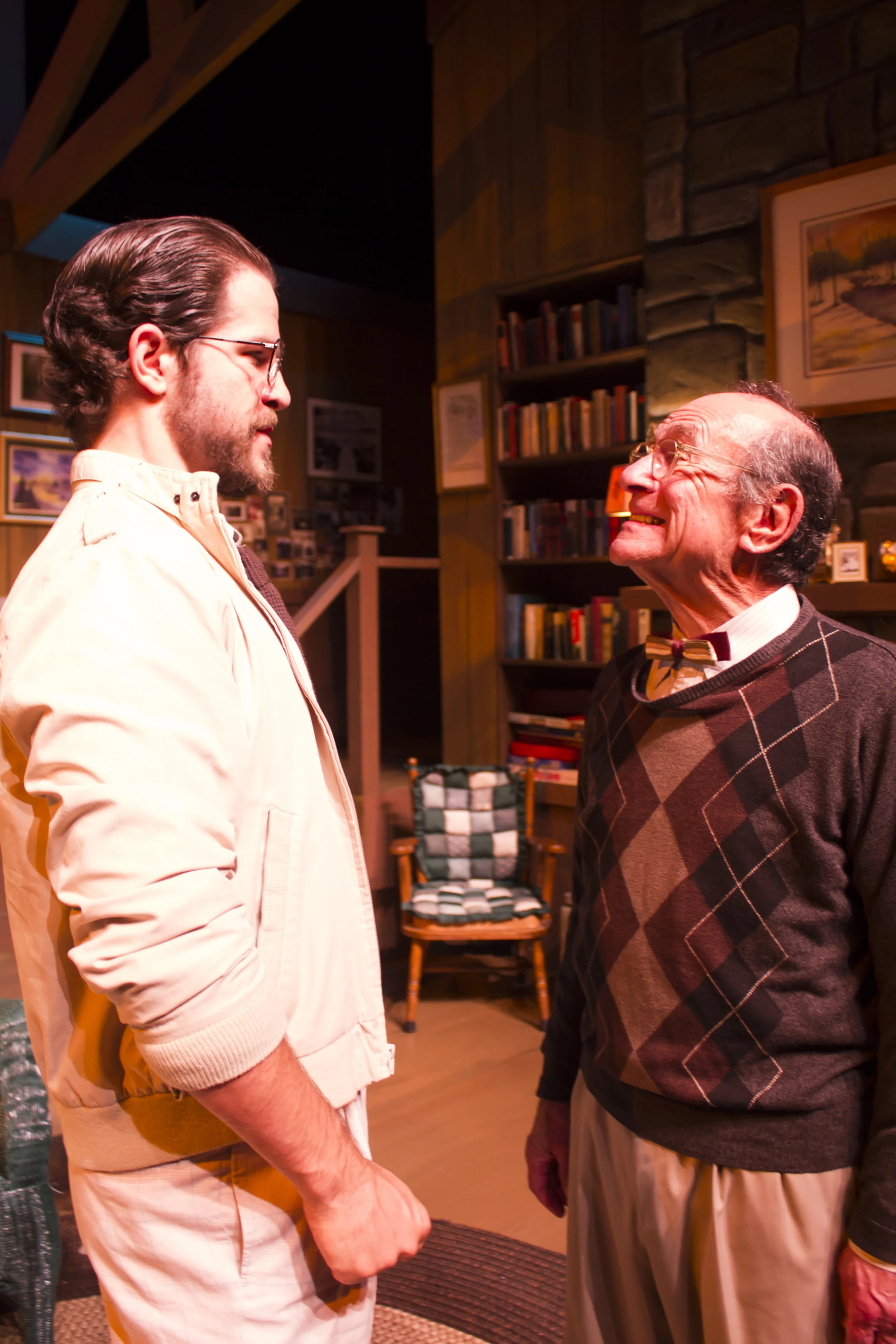 "On Golden Pond" starring Two-Time Emmy Award Winner Stuart Margolin from "The Rockford Files" July 2016, Greenbrier Valley Theatre. Dir. Cathey Sawyer, Set Joshua Robinson, Lights Tonry Lathroum, photo credit Valerie Pritt