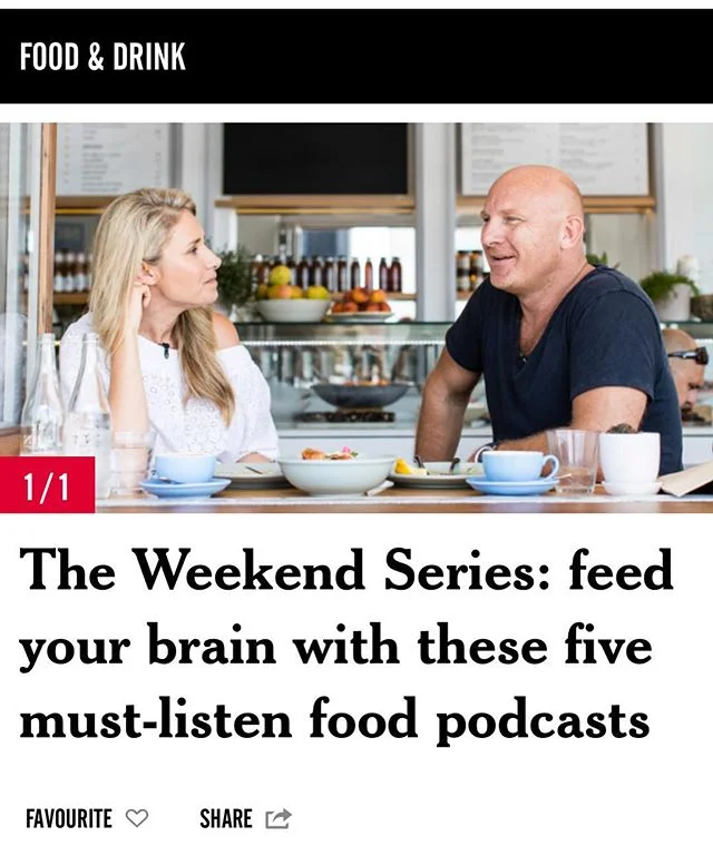 We were pretty chuffed to be listed as one of five must-listen food podcasts by @_weekendedition in the company of greats like David Chang 😱 #listennow #iTunes #podcast #thepassau